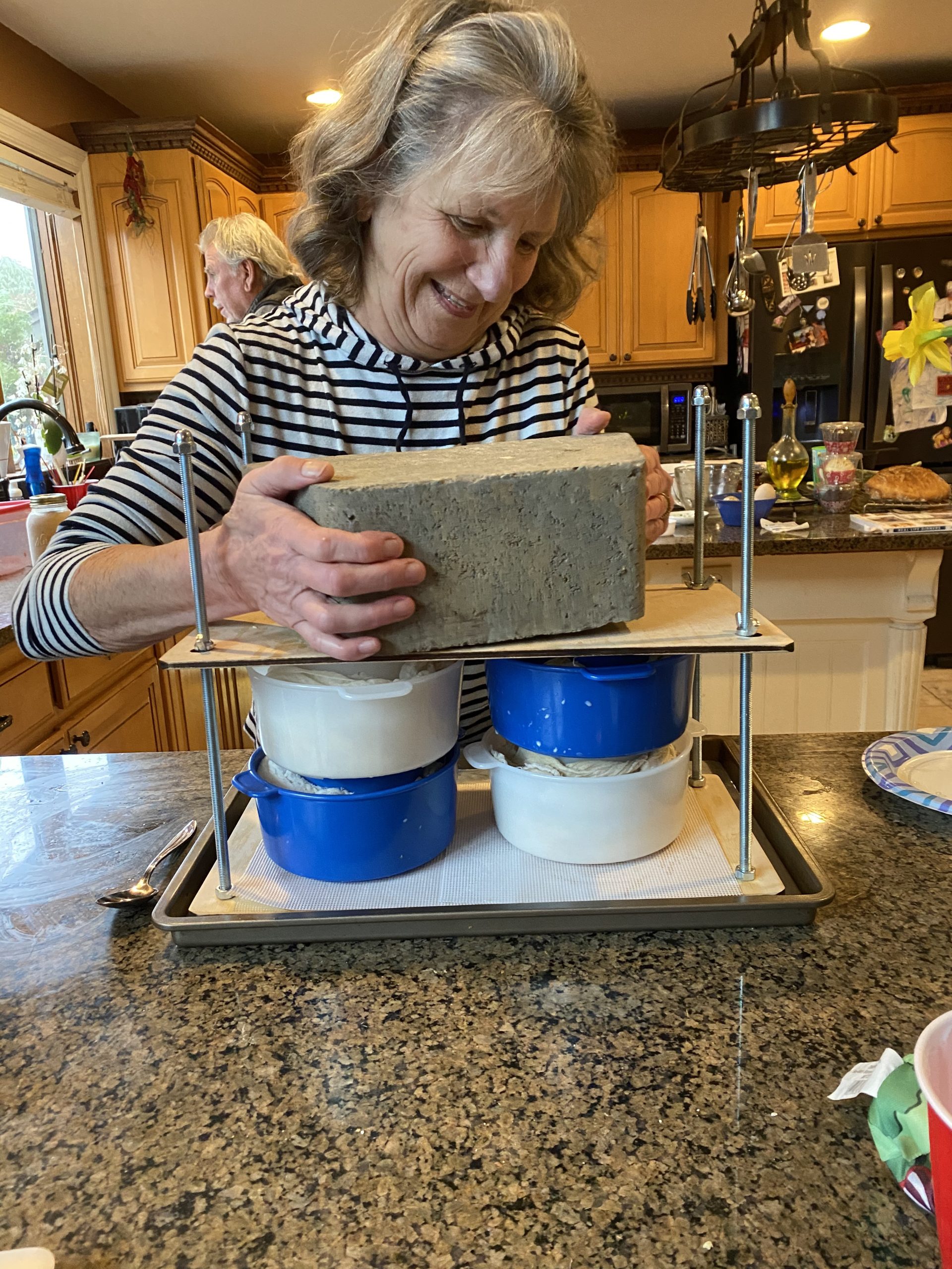 PetriStor Wooden Cheese Press for Making Supplies - 16in Metal Guides, 13in Mold With Follower Piston, 1.3Qt - Ultimate Home Cheese Press - Prensa Para Queso customer photo 1