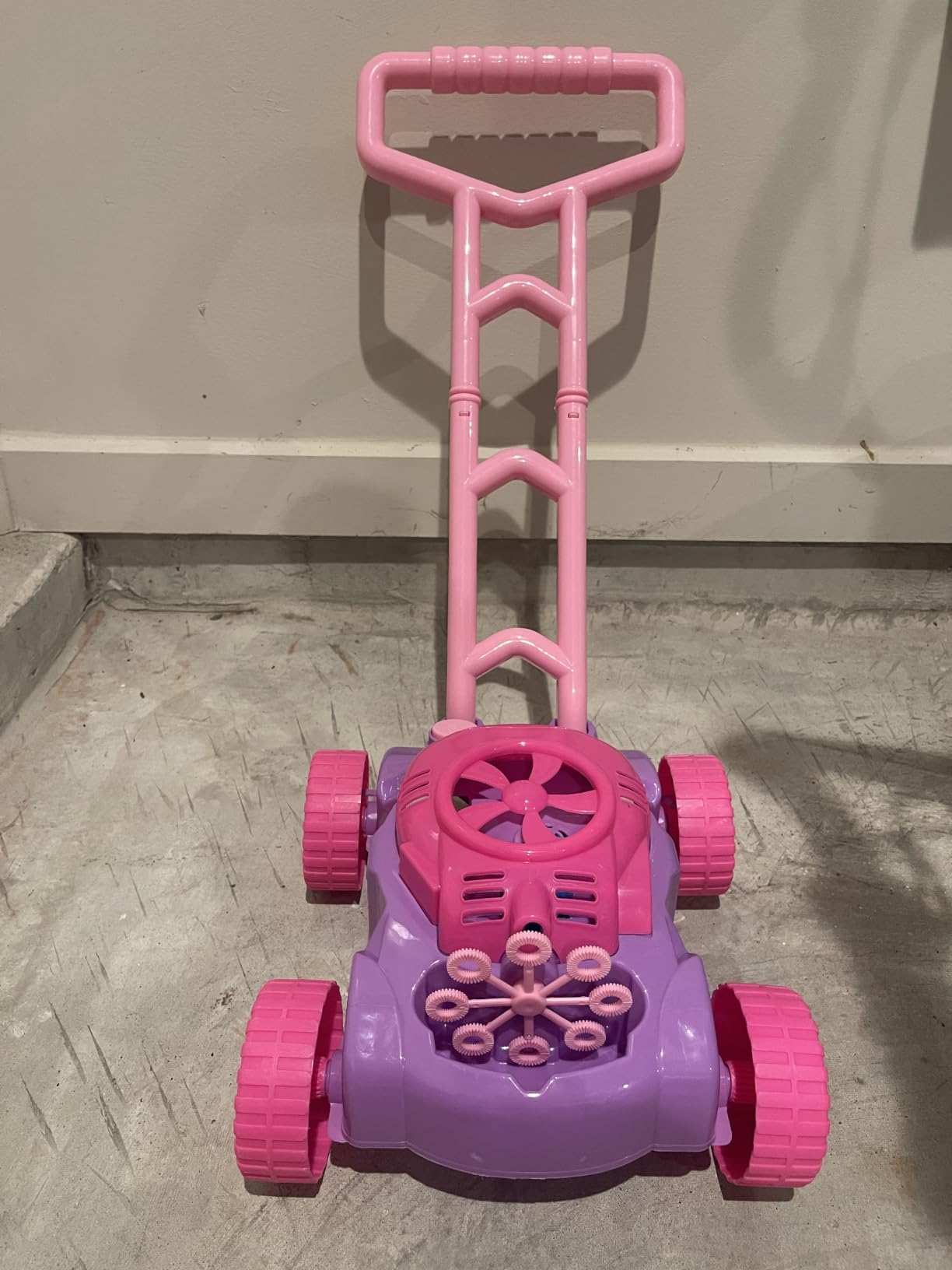 ArtCreativity Bubble Lawn Mower for Toddlers 1-3, Bubble Machine for 1-Year-Old Girl Gifts, Toddler Outdoor Toys for 2-Year-Old Girl Birthday Gift, Push Summer Gardening Toys for Toddlers Age 1 2 3 + customer photo 2