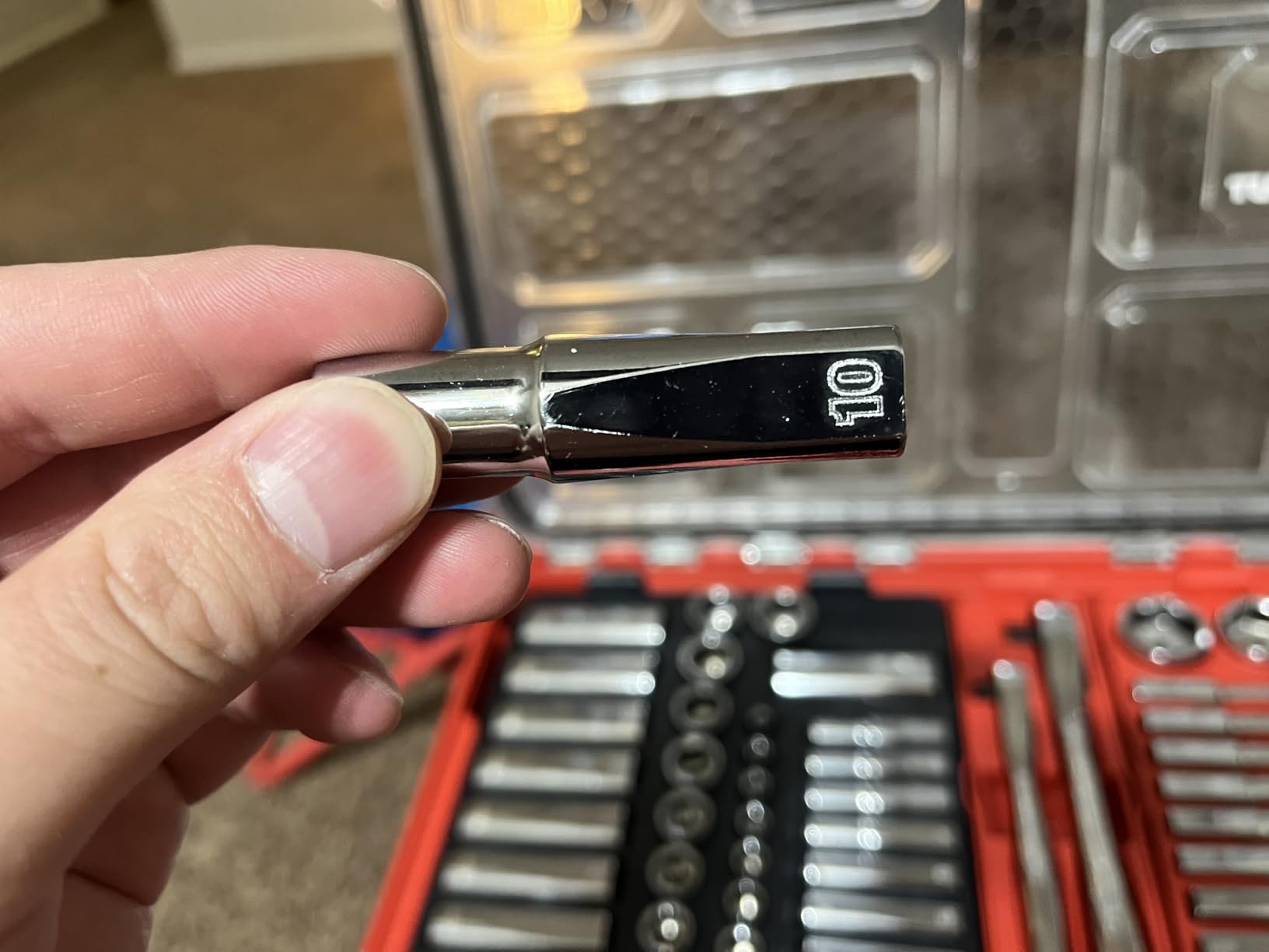 Milwaukee Electric - 1/4-3/8 106PC Rat. and Socket Set in PKOUT SAE-MM customer photo 2