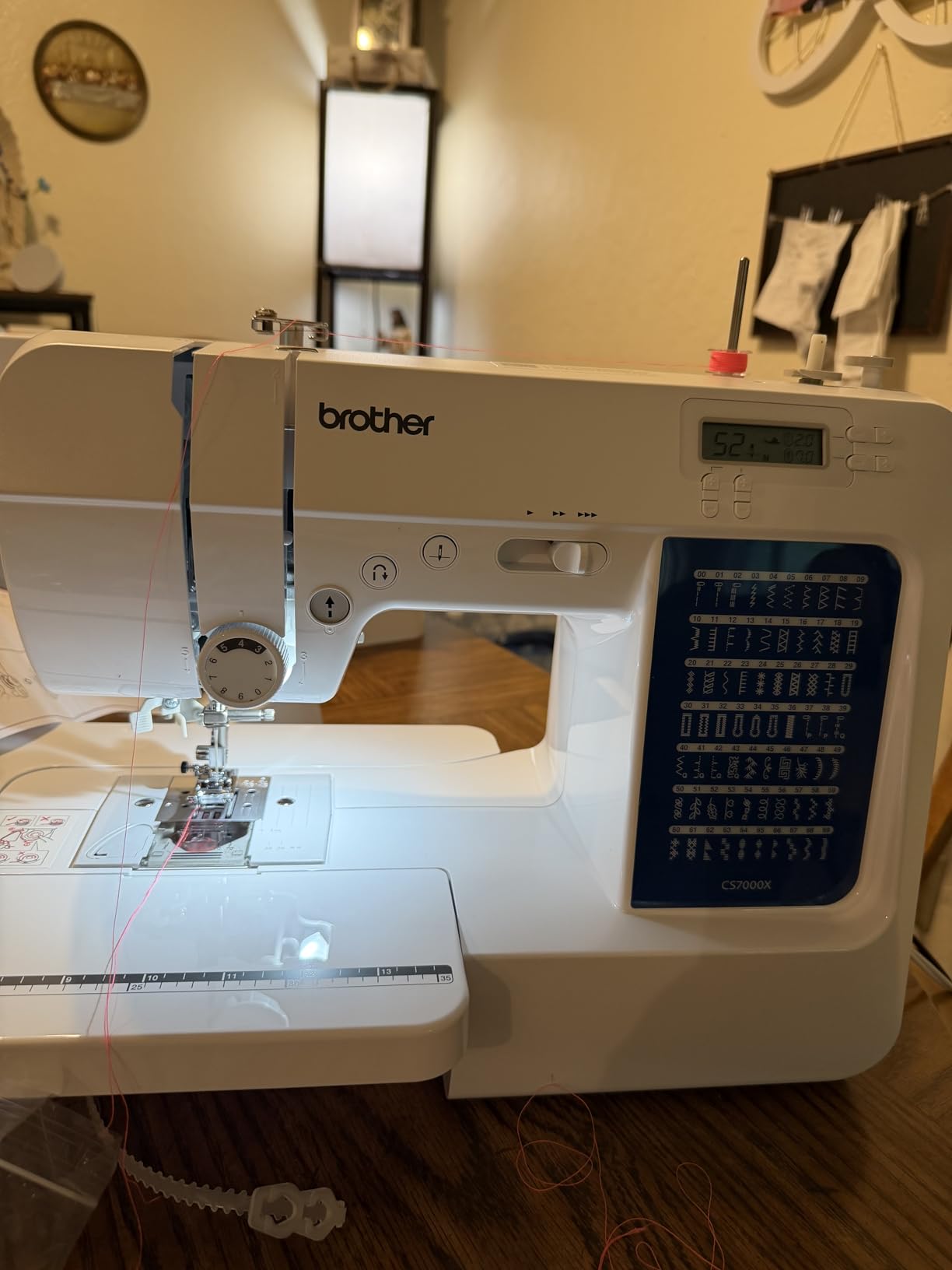 Brother CS7000X Computerized Sewing and Quilting Machine, 70 Built-in Stitches, LCD Display, Wide Table, 10 Included Feet customer photo 2