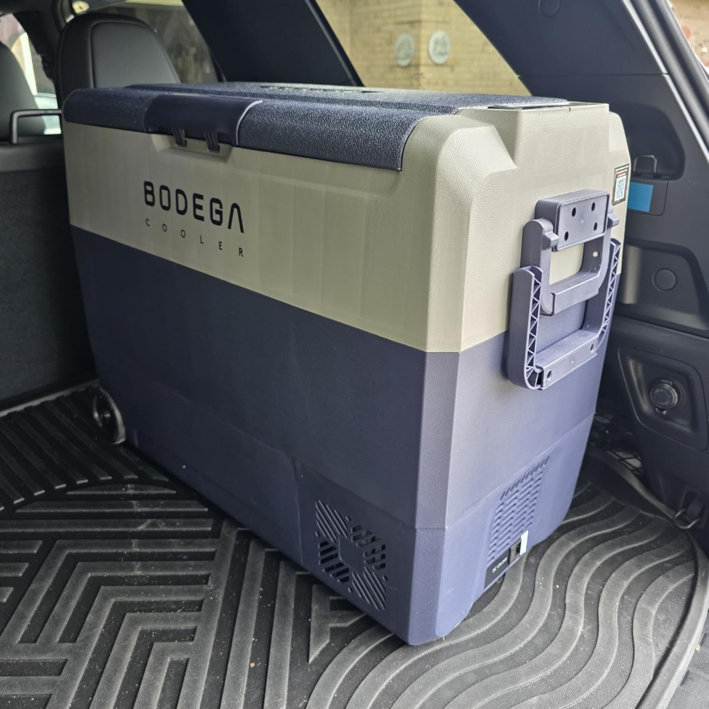BODEGACOOLER 12 Volt Portable Refrigerator, 53 Quart Car Fridge Dual Zone -4-68F, 50L Car Freezer APP Control, Electric Compressor Cooler 12/24V DC and 100-240V AC for RV, Camping, Travel, Truck, Vehicles customer photo 2