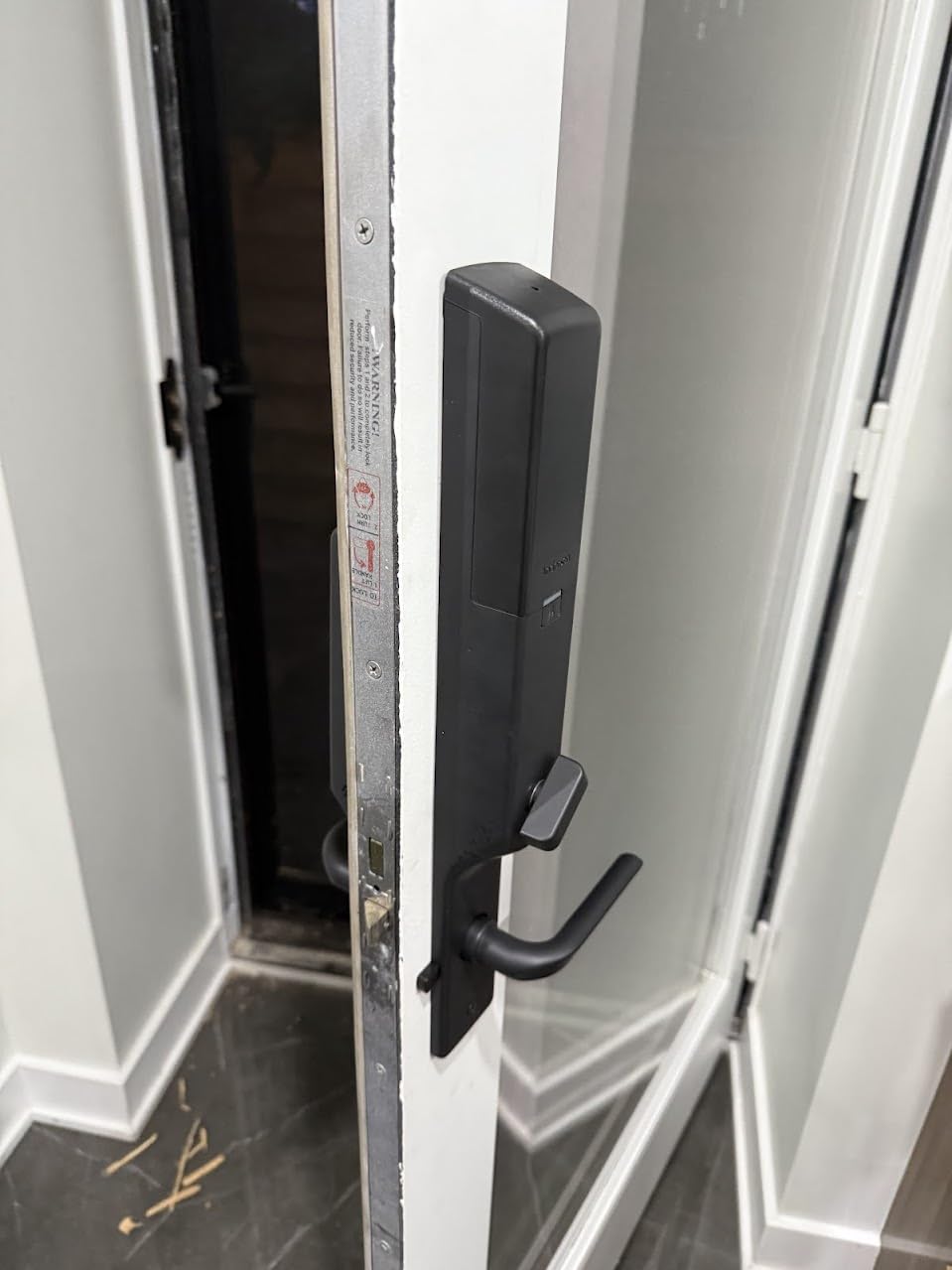 Yale Security Assure Lock for Andersen Patio Doors, Wi-Fi and Bluetooth, White customer photo 2