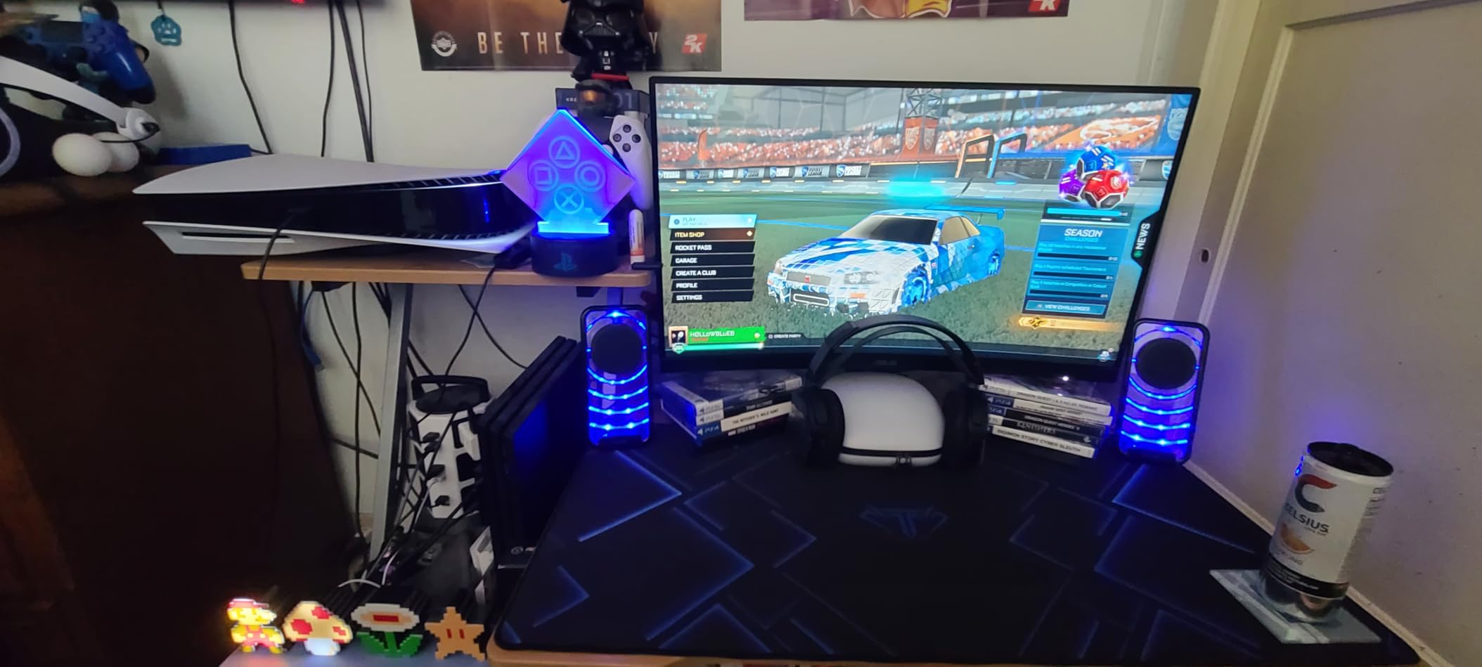 TEDNETGO Large Gaming Mouse Pad, Waterproof Extra Large Big Mouse Pad with Stitched Edge, XXL Non-Slip Black Computer Long Mousepad Desk Mat for Gamer, Office & Home, Black customer photo 1