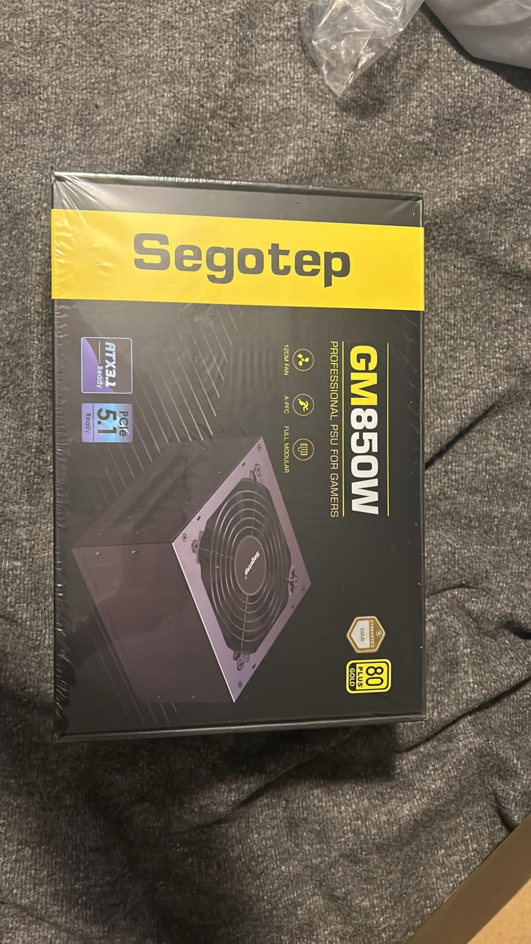 Segotep GM850 850W Power Supply, 80 Plus Gold Certified, PCIe 5.1 & ATX 3.1 customer photo 2