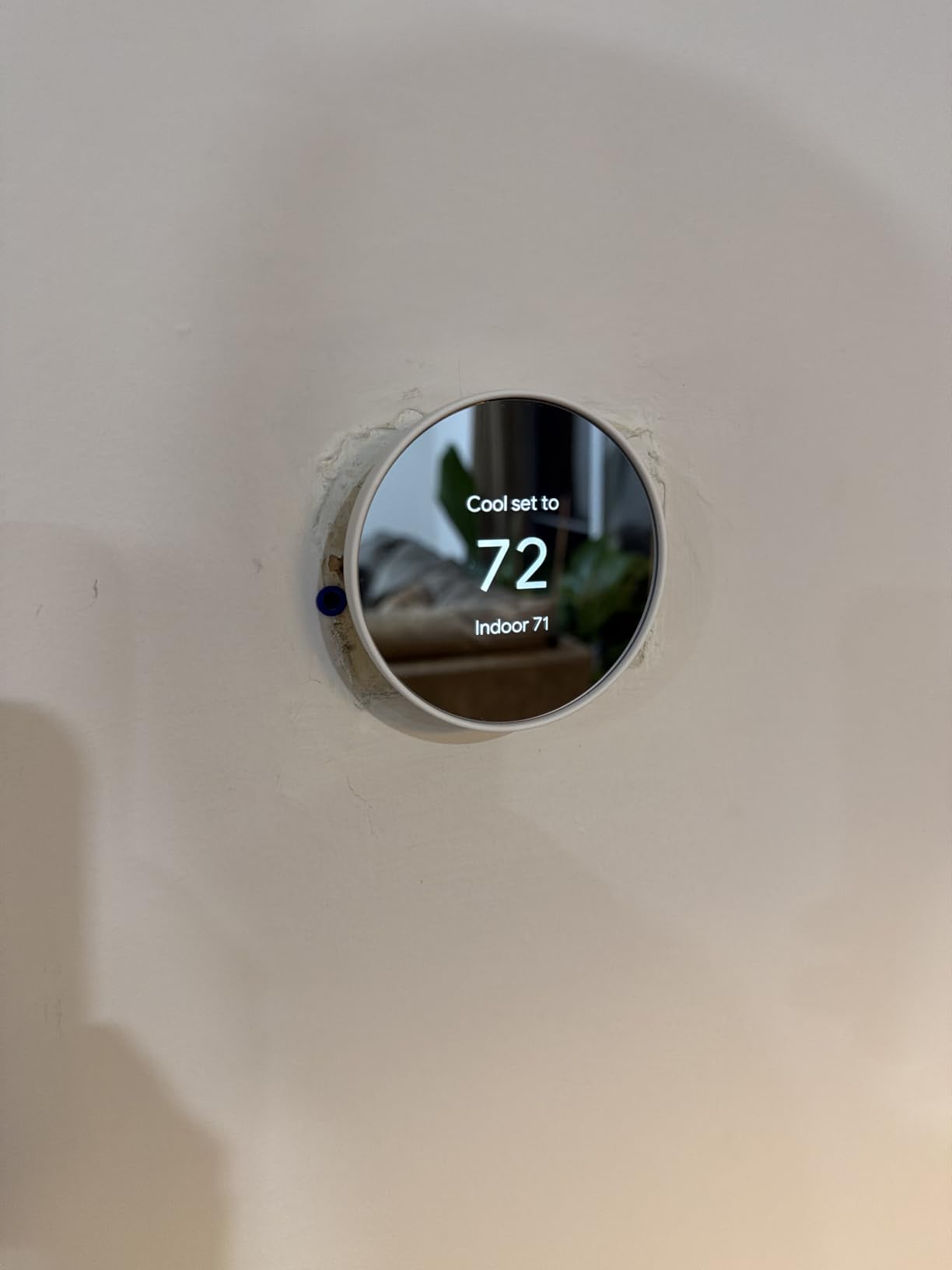 Google Nest Thermostat - Smart Thermostat for Home - Programmable Wifi Thermostat - Charcoal customer photo 2