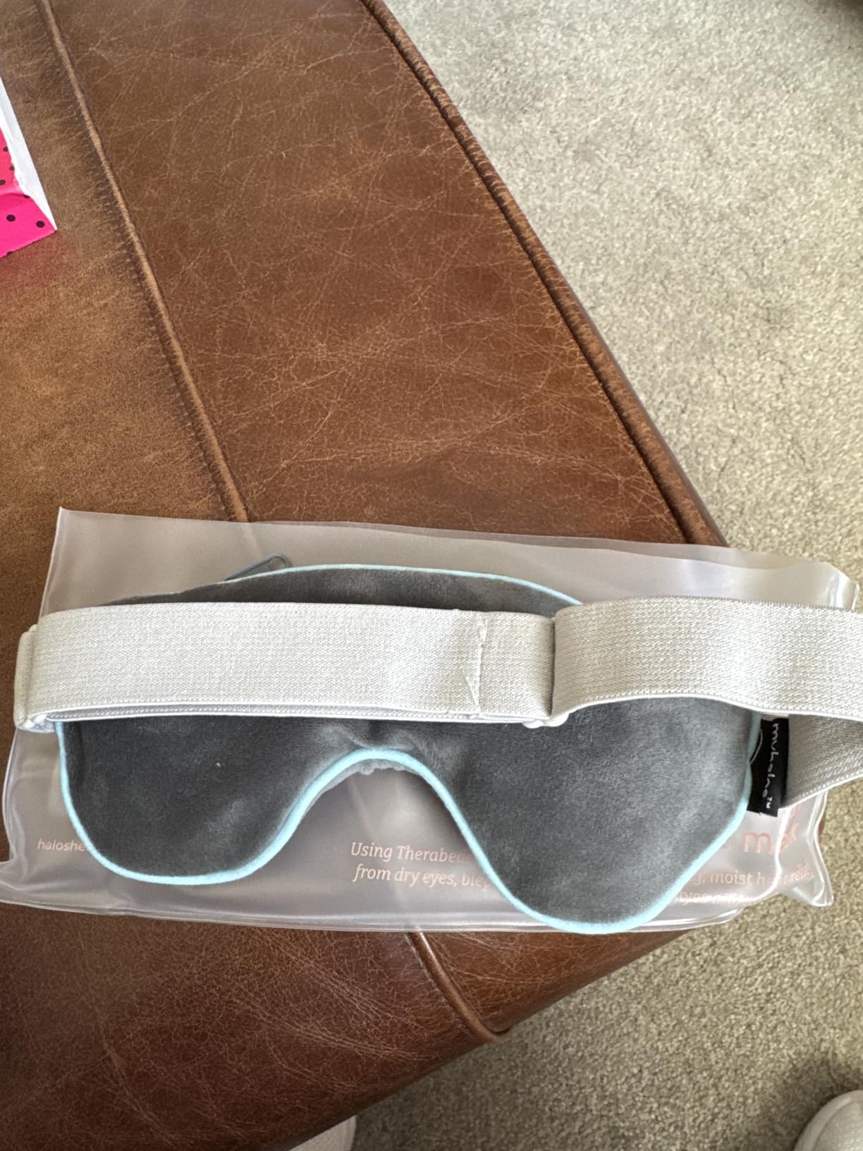 MyHalos Heated Eye Mask for Dry Eyes - Steam Warm Compress for Eyes - Remove Styes, Chalazion Therapy Warming and Heating Pad Hot Compress - Moist Heat Mask for Blepharitis & MGD - FSA|HSA Eligible customer photo 1