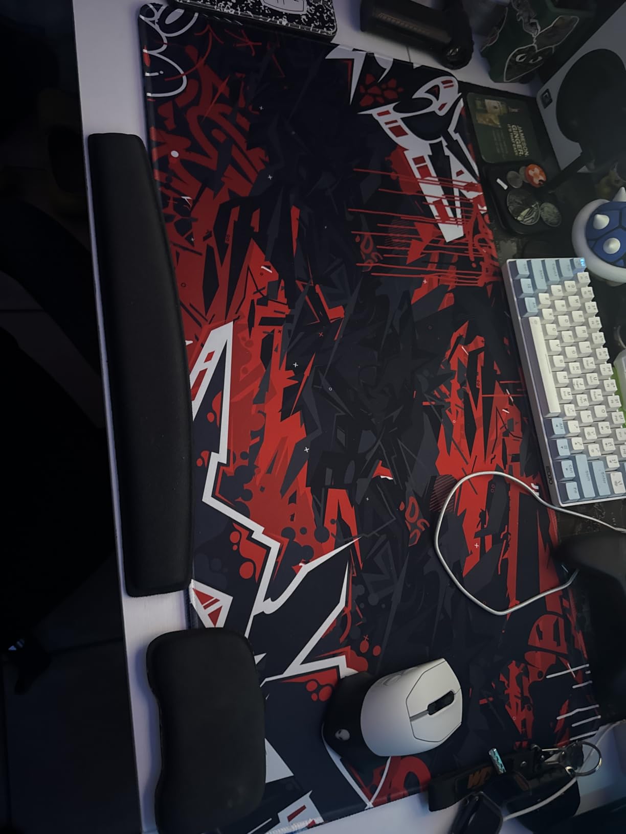 Canjoy Gaming Mouse Pad, 31.5x15.7inch Large Extended Mousepad Big Computer Desk Mat for Keyboard and Mouse Full Desk Mouse Mat with Non-Slip & Rubber Base customer photo 1