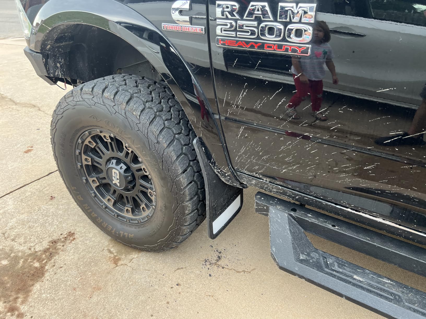 Cat Mud Flaps for Trucks - Heavy Duty Rubber Truck Accessories & Wheel Liner Mud Flaps for Pickup Trucks - Splash Guards for Front or Back Tires - Some Drilling Required for Included Screws customer photo 1