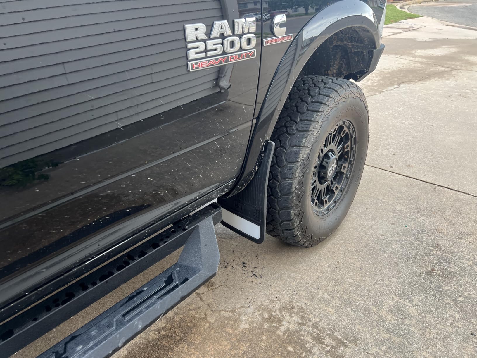 Cat Mud Flaps for Trucks - Heavy Duty Rubber Truck Accessories & Wheel Liner Mud Flaps for Pickup Trucks - Splash Guards for Front or Back Tires - Some Drilling Required for Included Screws customer photo 2