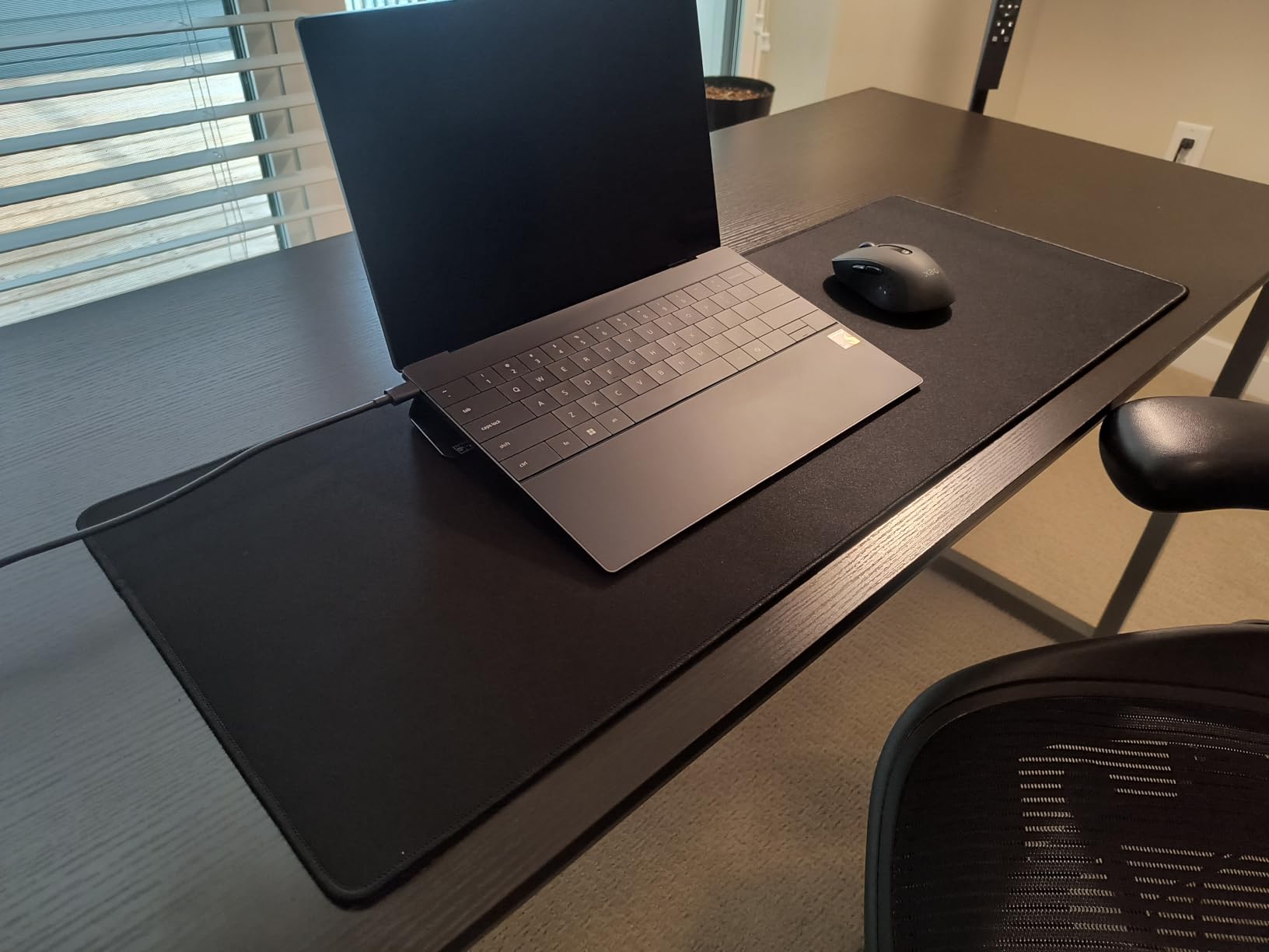 KTRIO RGB Large Gaming Mouse Pad, 31.5 x 11.8 in, RGB Black, XL | Smooth Micro-Weave Surface, RGB Lighting Design, Non-Slip Rubber Base, Durable Stitched Edges, Office & Home Use customer photo 2