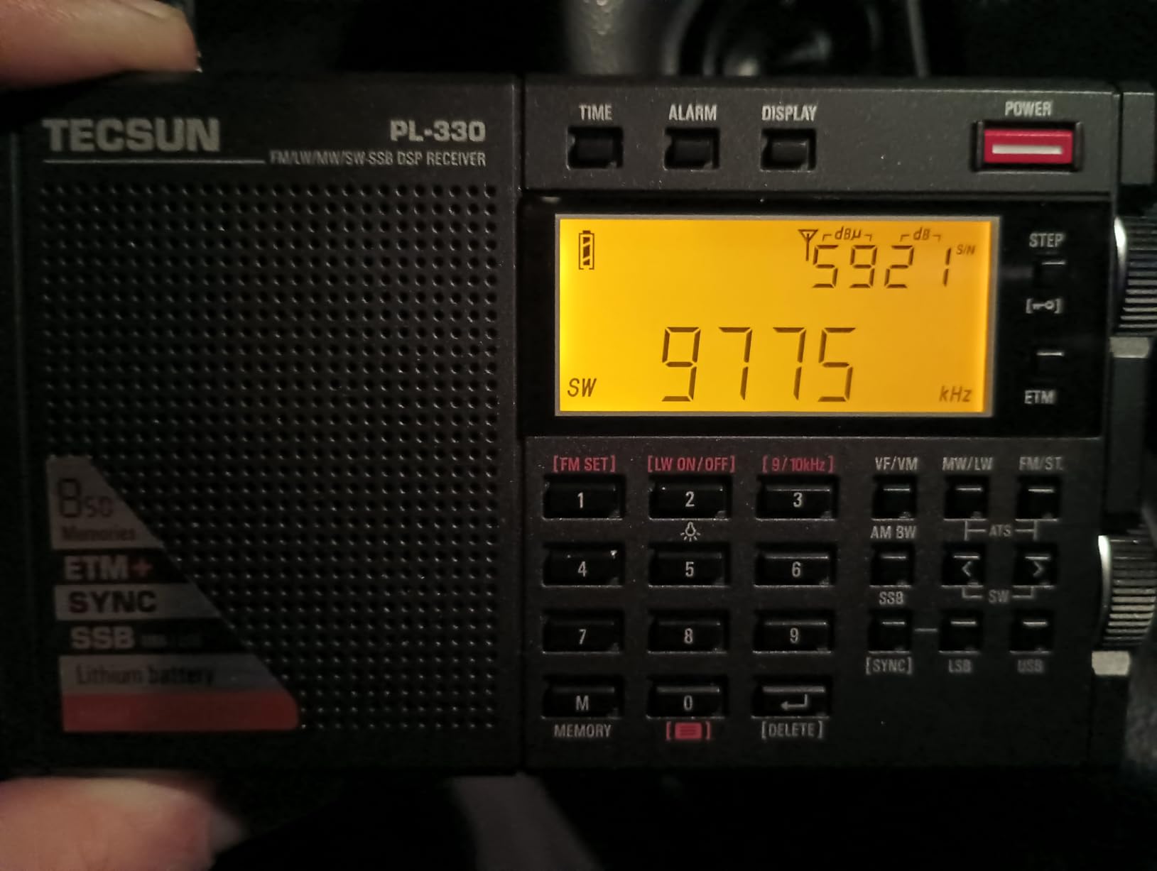 Tecsun Digital PL330 AM/FM/LW/SW Worldband Radio with Single Side Band Receiver customer photo 2