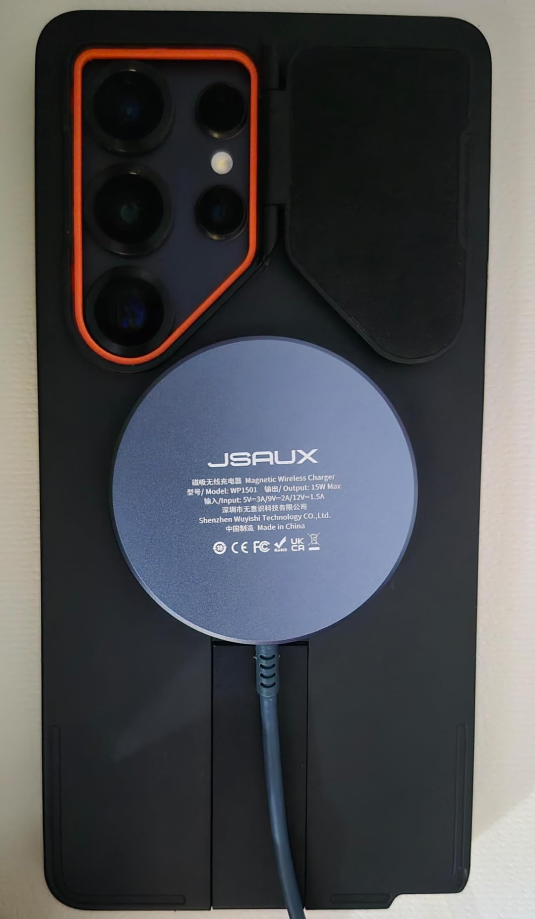 JSAUX Magnetic MagSafe Wireless Charging Pad for iPhone 17/16/15/14/13/12 Series, Aluminum Alloy customer photo 1