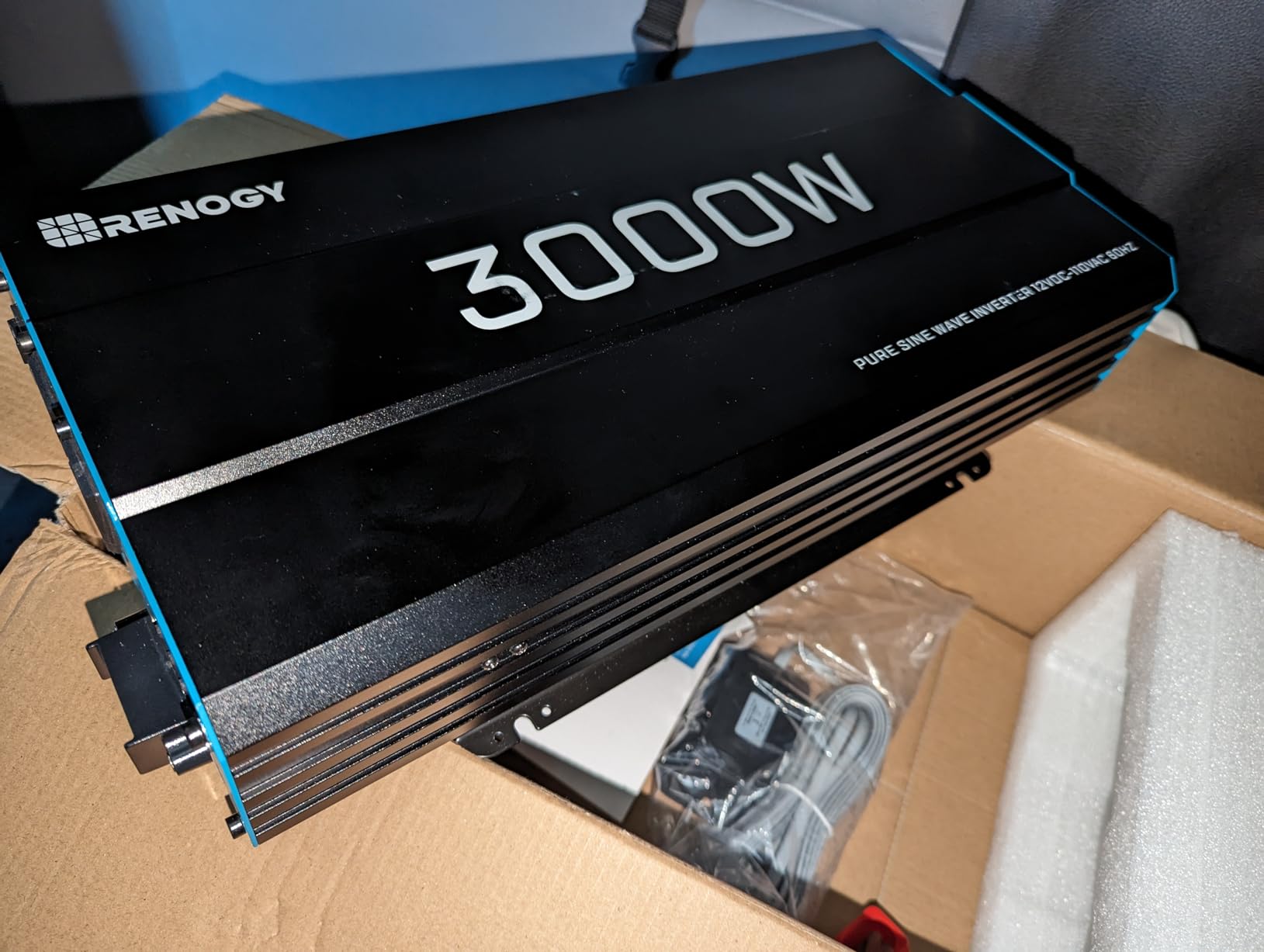 Renogy Inverter P2 3000W Pure Sine Wave Inverter 12V DC to 120V AC Converter for Home, RV, Truck, Camping, Trailer, with Wired Remote Controller, Support Li, AGM, SLD, GEL, FLD Batteries customer photo 2