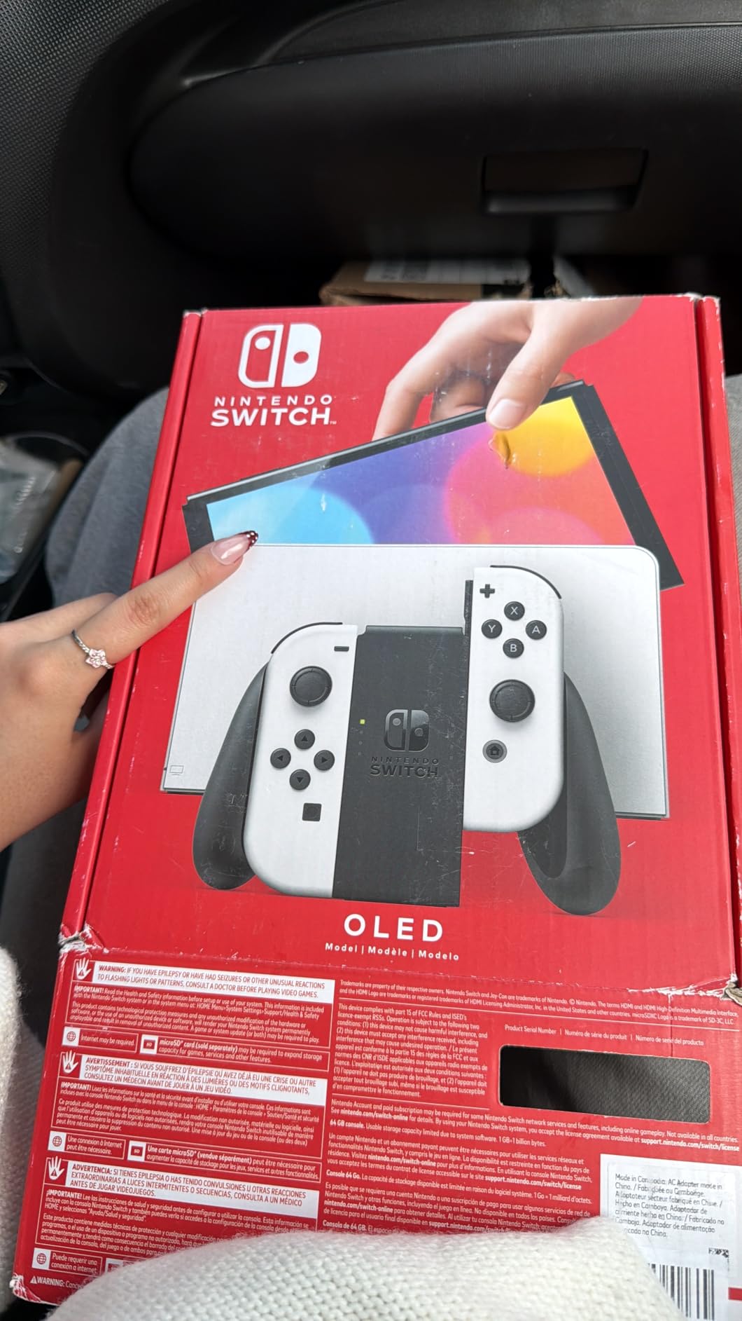 Nintendo Switch - OLED Model w/White Joy-Con customer photo 2