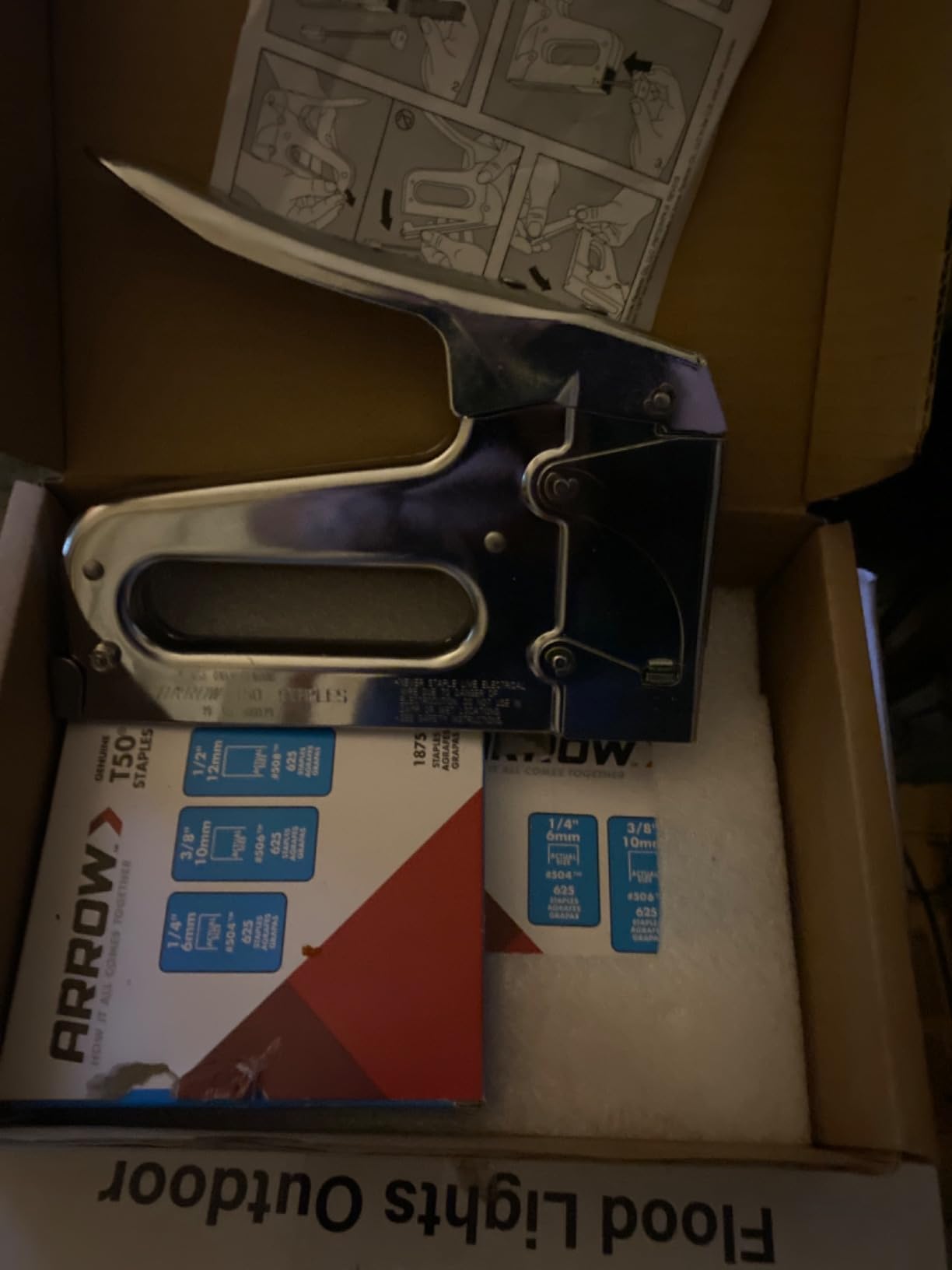 Arrow T50 Heavy Duty Staple Gun Kit with 3750 Pieces T50 Staples | All Chrome Steel Stapler for Upholstery Professional Projects customer photo 1