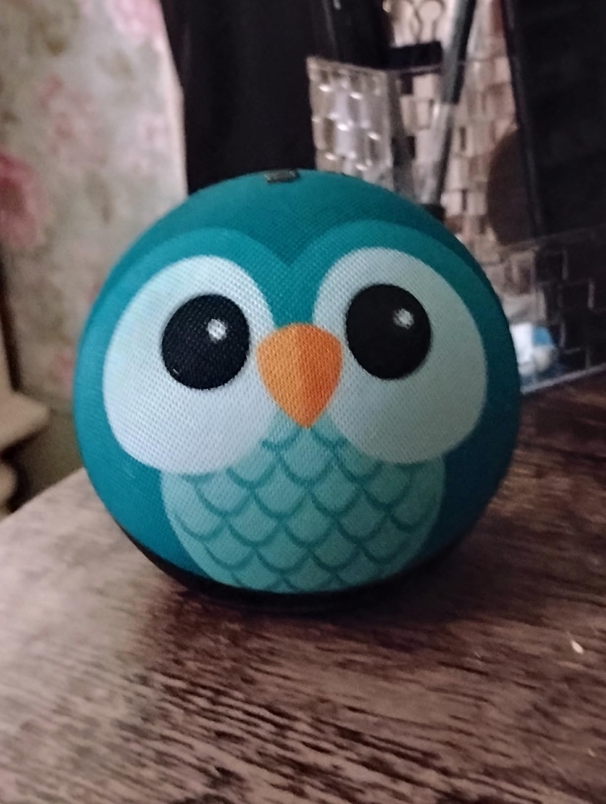 Echo Dot Kids (newest model), Smart speaker to enjoy age-appropriate audiobooks, interactive games and Alexa+ experiences to create and learn, Owl design customer photo 1