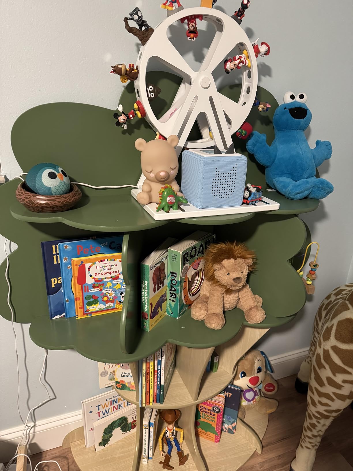 Echo Dot Kids (newest model), Smart speaker to enjoy age-appropriate audiobooks, interactive games and Alexa+ experiences to create and learn, Owl design customer photo 2