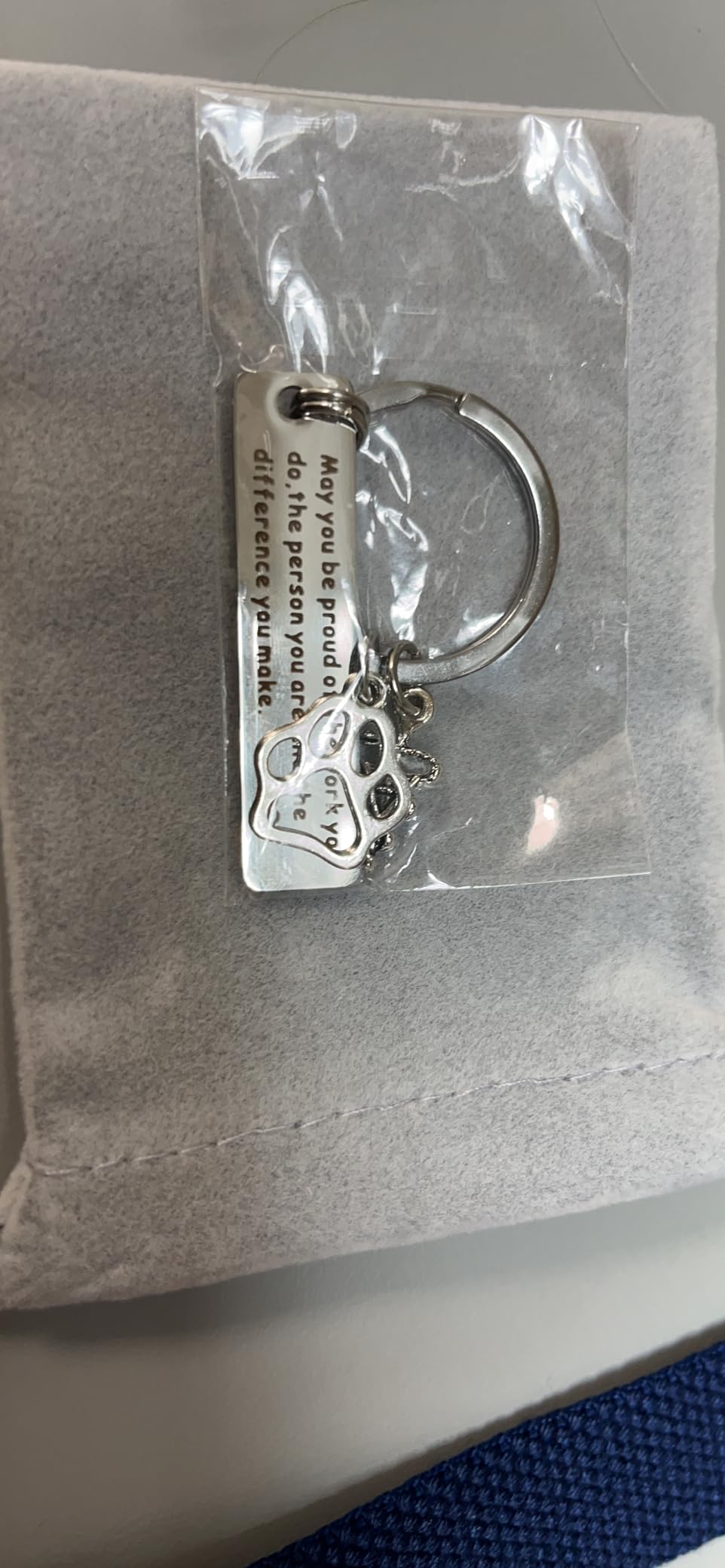 Veterinarian Appreciation Gifts Vet Tech Keychain Thank You Jewelry Veterinary Student Graduation Gift Animal Lovers Jewelry Veterinary Nurse Assistant Keychain Coworker Gifts Thanksgiving Day Gift customer photo 1