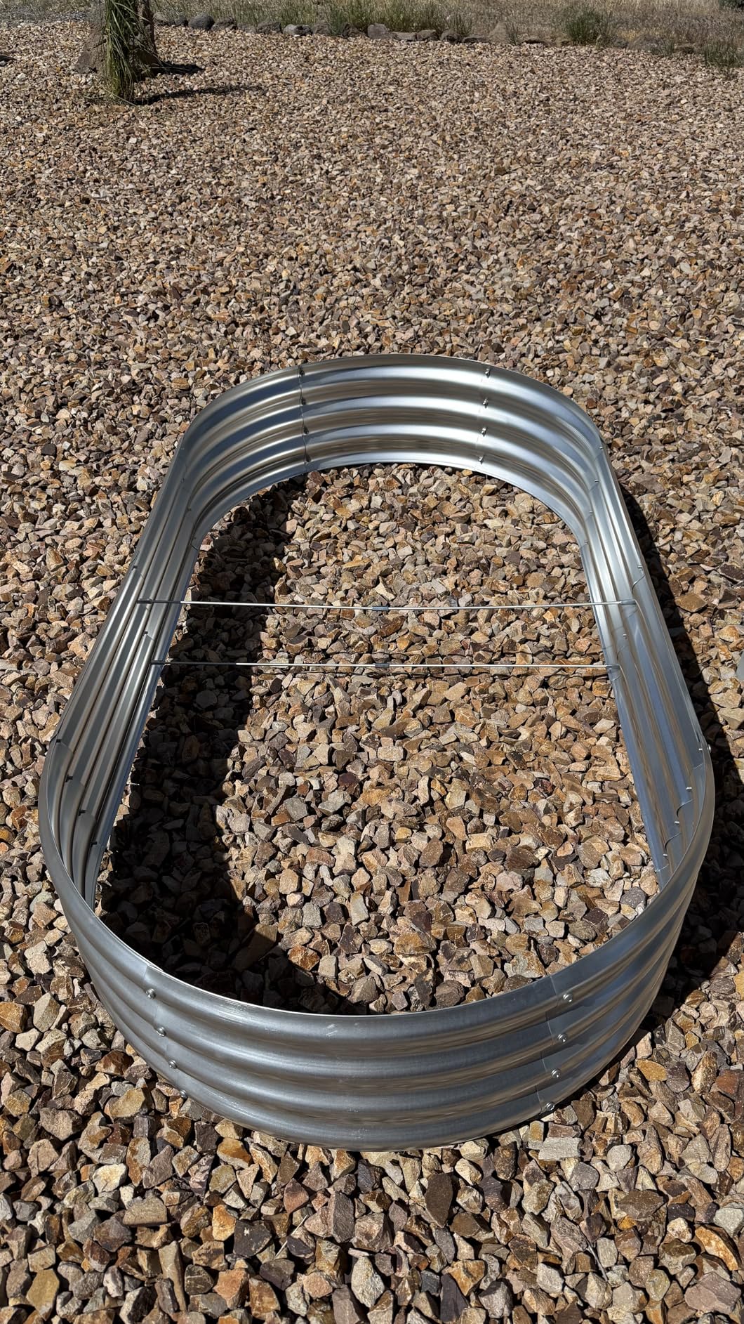 Land Guard Galvanized Raised Garden Bed Kit, Oval Large Metal Raised Garden Beds for Vegetables customer photo 2