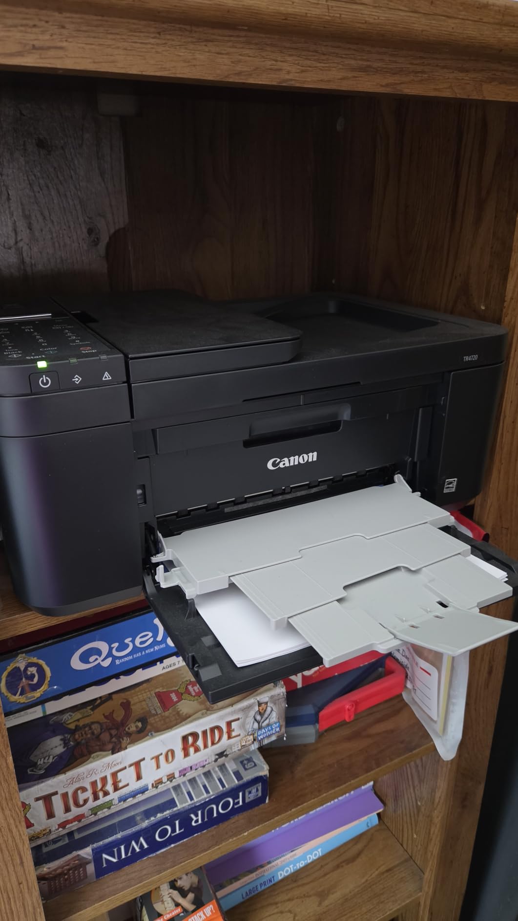 Canon PIXMA TR4720 All-in-One Wireless Printer with Auto Document Feeder, Mobile Printing and Built-in Fax customer photo 2