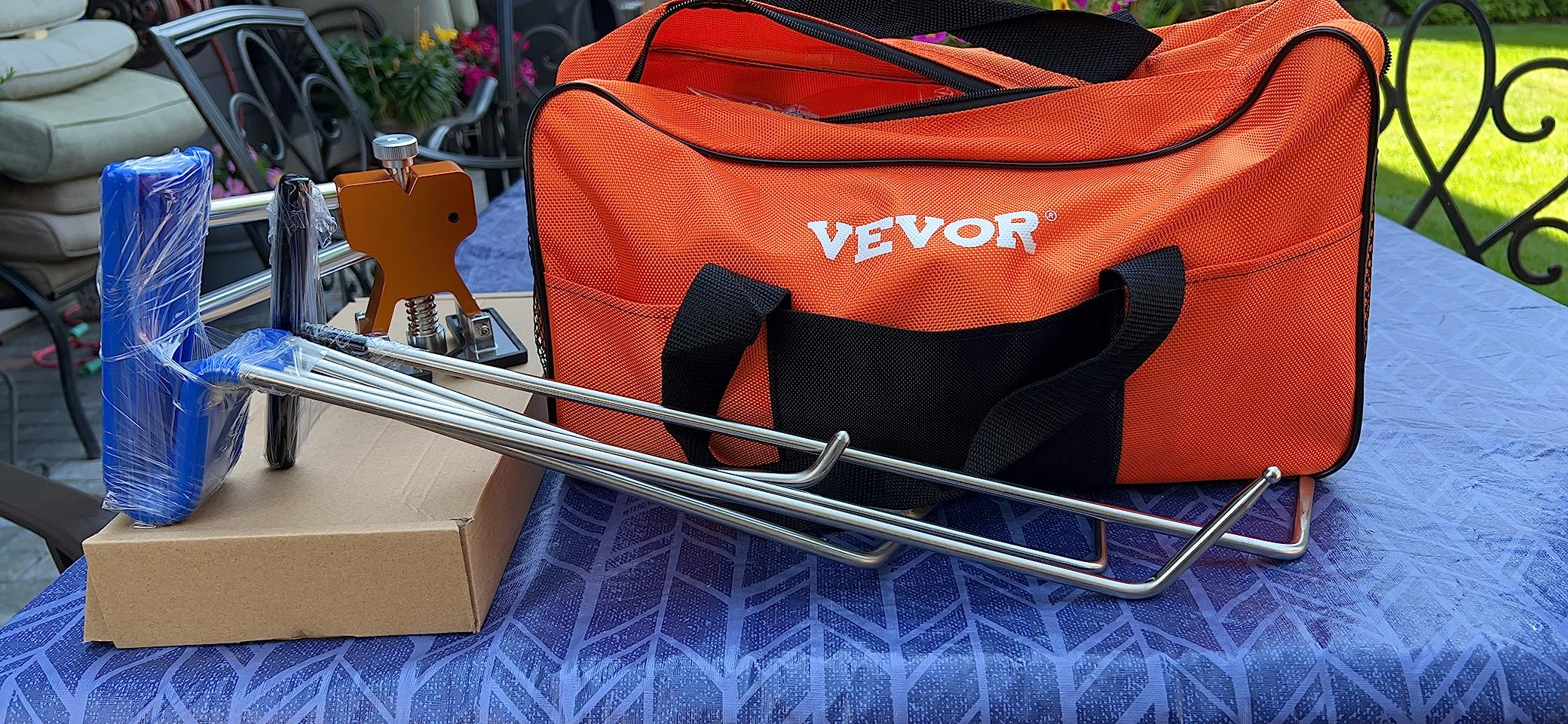 VEVOR Dent Puller Kit, 116 PCS Paintless Dent Repair Kit with Remover Tools, Golden Lifter & Glue Tabs for Car Dents, Door Ding Repair customer photo 1