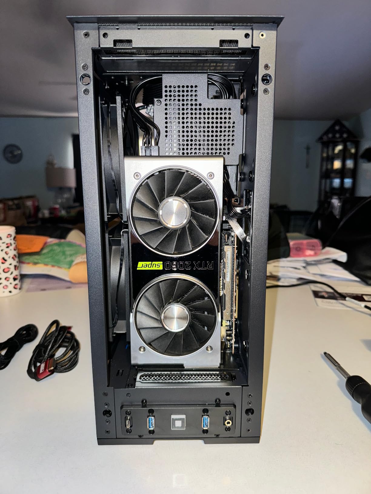 HYTE Revolt 3 Small Form Factor Premium ITX Computer Gaming Case Only, Metal, Black customer photo 2