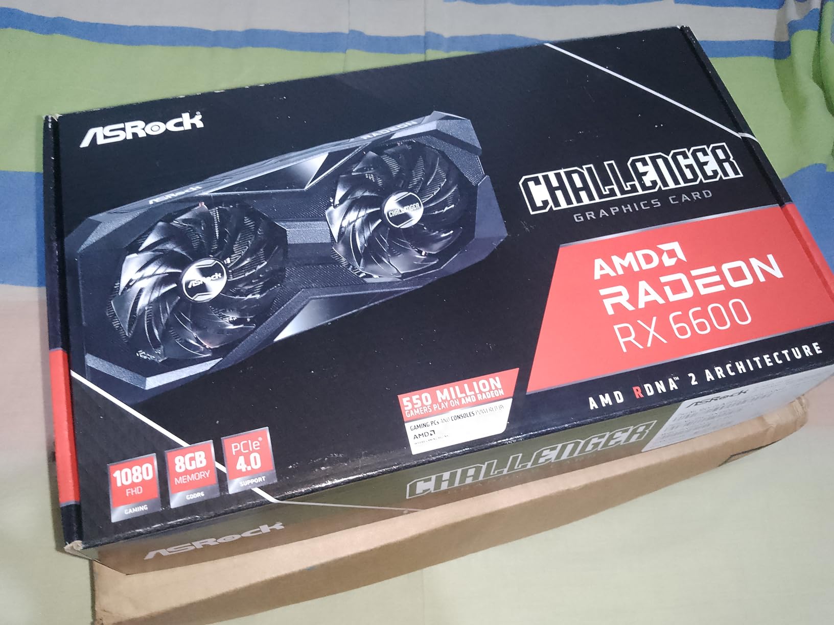 PowerColor AMD Radeon RX 6600 Challenger D Dual Fan 8GB GDDR6 PCIE 4.0 Graphics Card customer photo 2