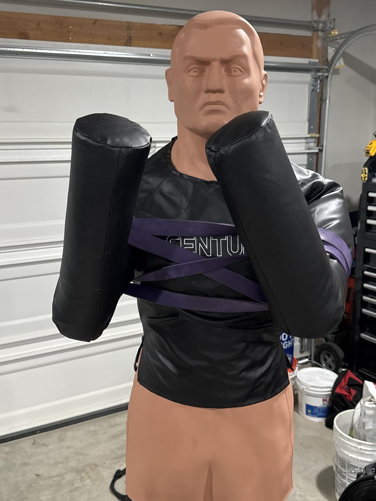 Century BOB XL Body Bag & Base Unit | Standing Punching Dummy | Boxing Training Equipment | Punching Bag Stand Adult | Freestanding Kickboxing and MMA Trainer | Head & Torso Mannequin customer photo 1