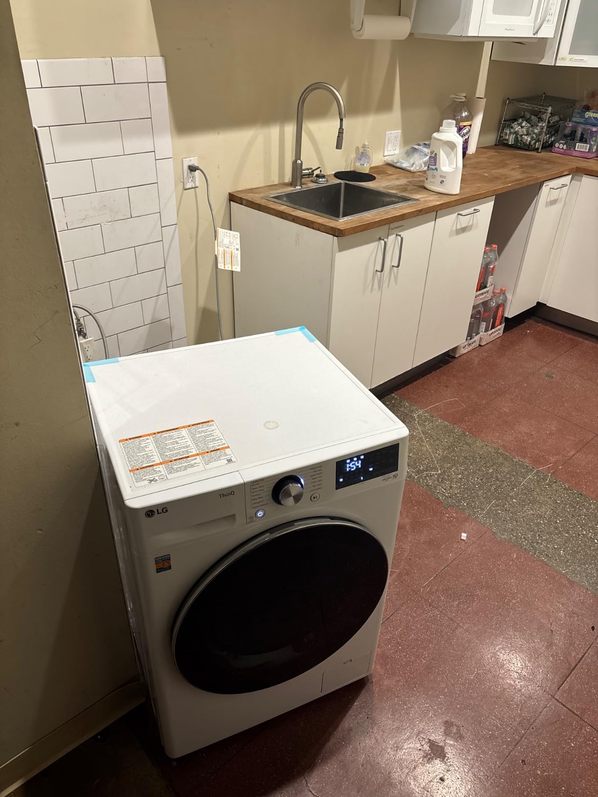 LG WM3555HWA 24 Inch Smart All In One Washer/Dryer with 2.3 cu. ft. Capacity, Wi-Fi Enabled, 14 Wash Cycles, 1400 RPM, Ventless, NeveRust Stainless Steel Drum customer photo 2