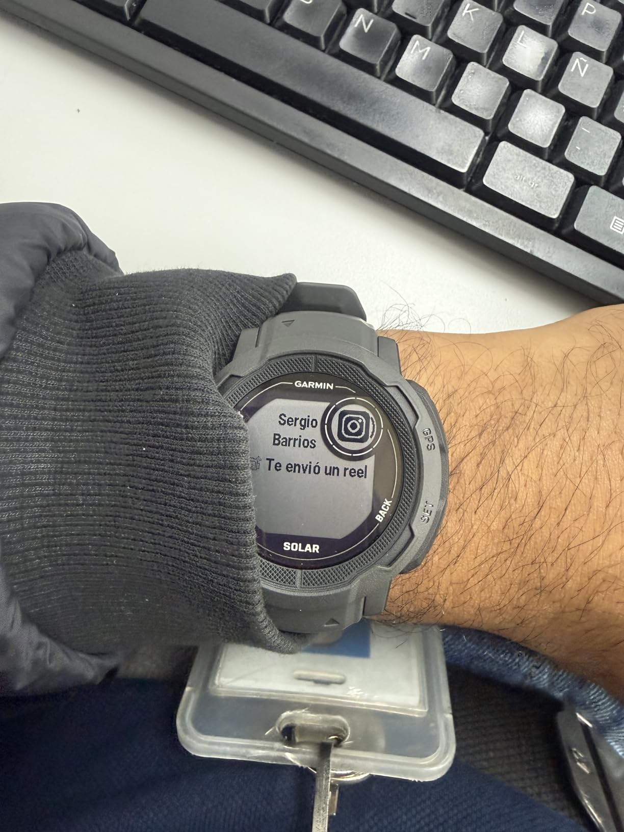 Garmin Instinct 2 Solar, Smaller-Sized Rugged Outdoor Watch with GPS, with Solar Charging Capabilities, Multi-GNSS Support, Tracback Routing, Graphite customer photo 2