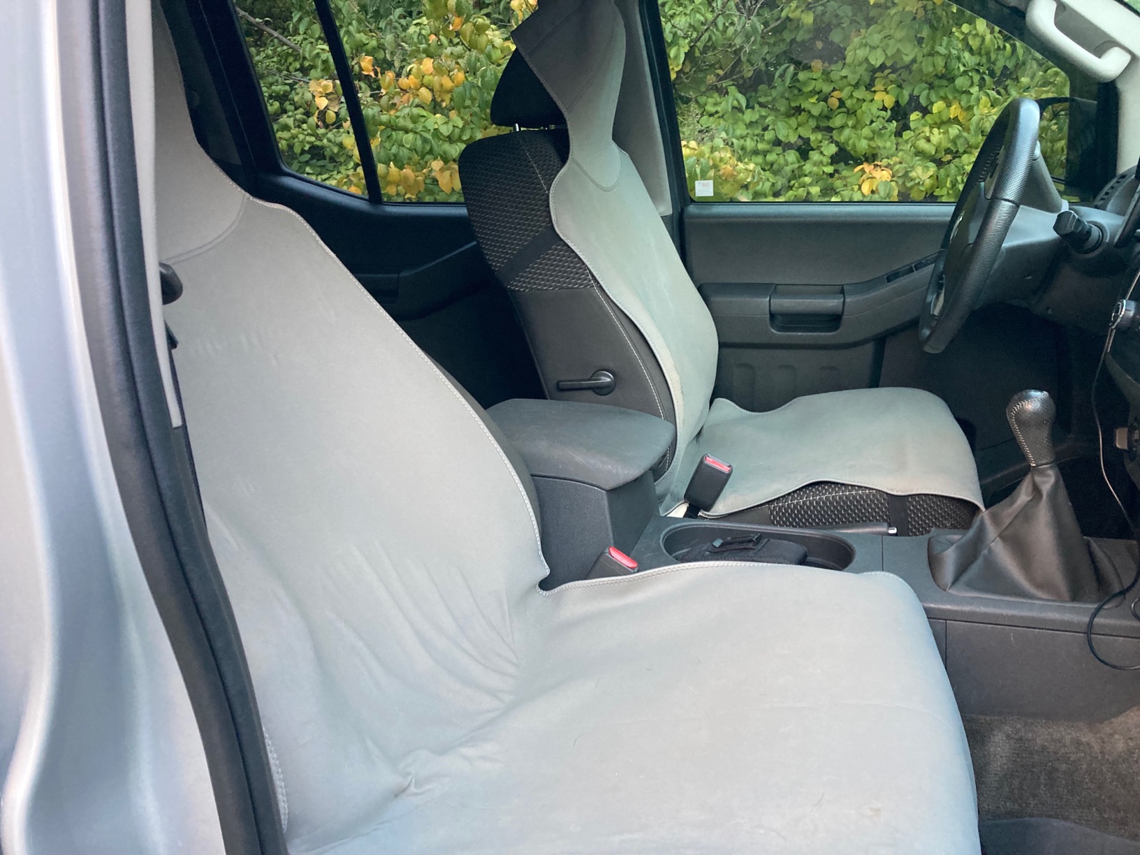 Gear 2 Pack Black Premium Universal Fit Waterproof Stain Resistant Car Seat Cover Neoprene Non-Slip Bucket Seat Dog Sweat Proof Protector Save Your Leather Cloth Seats Automotive Van Truck SUV customer photo 1