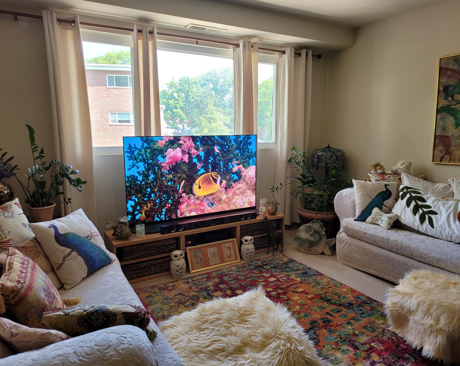 Sony 65 Inch 4K Ultra HD TV A95K Series: BRAVIA XR QD-OLED Smart Google TV with Dolby Vision HDR, Exclusive Features for Playstation 5 Black (2022) customer photo 2