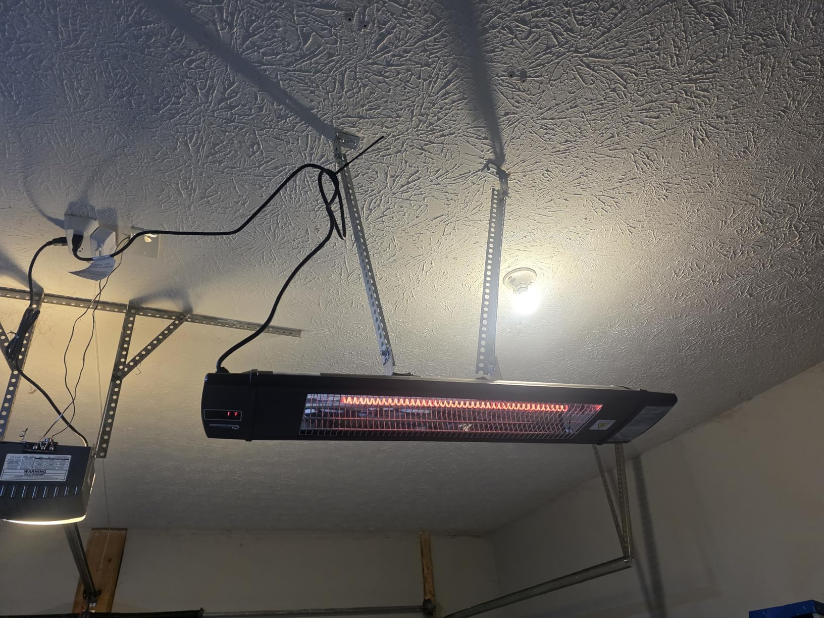 DR. INFRARED HEATER DR-239 3000W Indoor & Outdoor Infrared Patio Heater, Wall or Ceiling Mount, IP55 Weatherproof, Commercial or Residential, 220V-240V Electric Heater with Remote & Mounting Kit customer photo 2