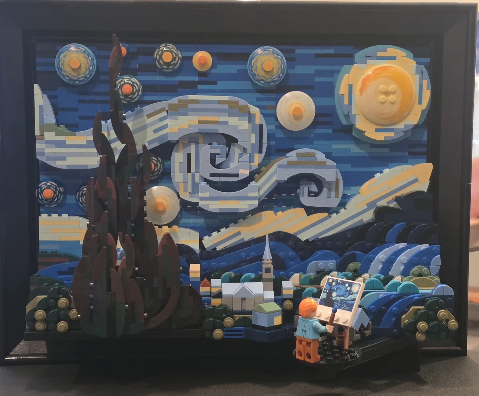 LEGO Ideas Vincent Van Gogh The Starry Night (21333) Building Set for Adults, Wall Art Decor customer photo 1