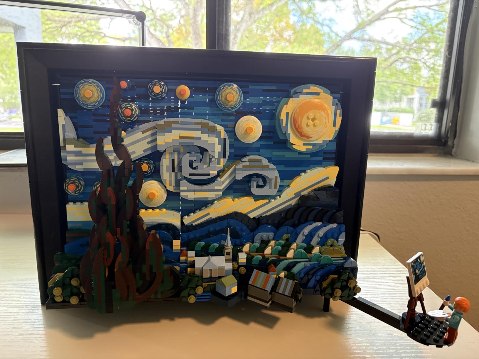 LEGO Ideas Vincent Van Gogh The Starry Night (21333) Building Set for Adults, Wall Art Decor customer photo 2