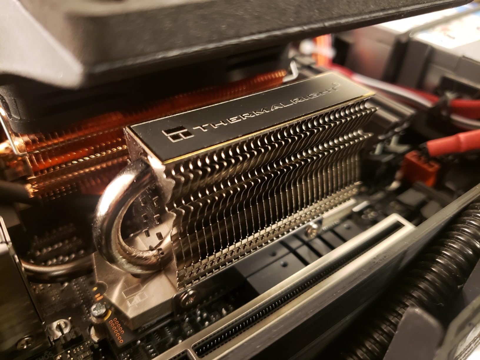 Thermalright HR-09 2280 SSD Heatsink, with Thermal Silicone Pad for M.2 SSD Hard Disk, Computer and PC, Contains a Heat Pipe, Double-Sided Heat Sink, Reflow Soldering Process customer photo 2