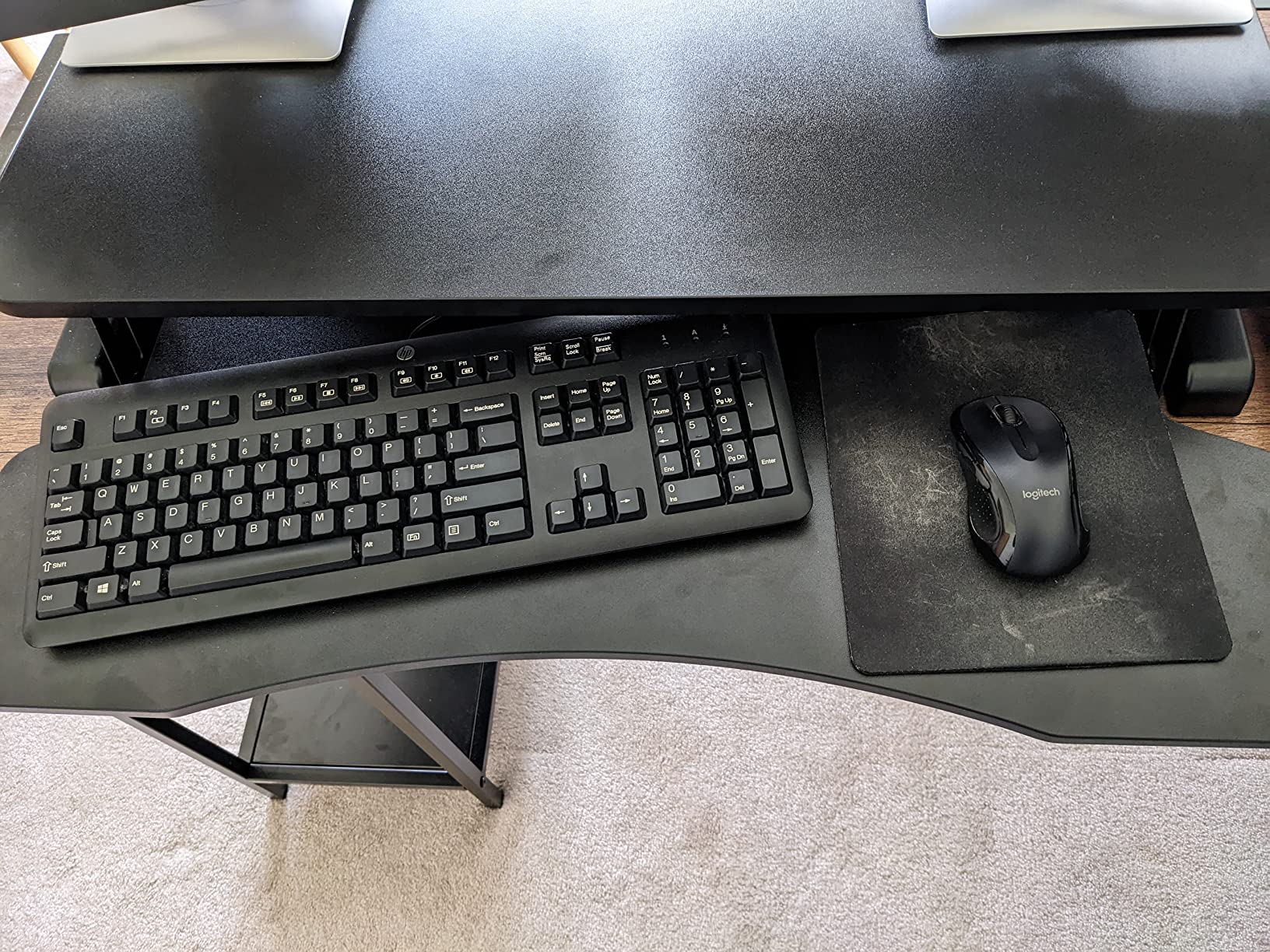 VIVO Black 42 in Standing Desk Converter, DESK-V042KB customer photo 2