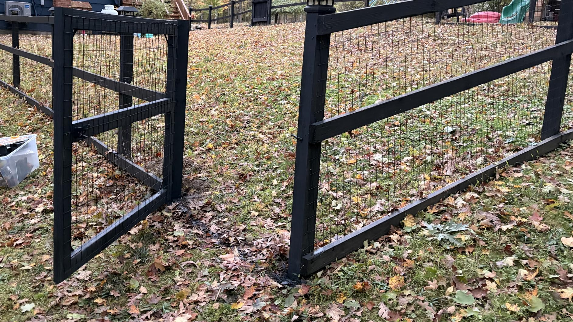 Corner Brace Bracket Anti Sag Gate Frame Hardware Kit for Wooden Fence with Latch customer photo 2