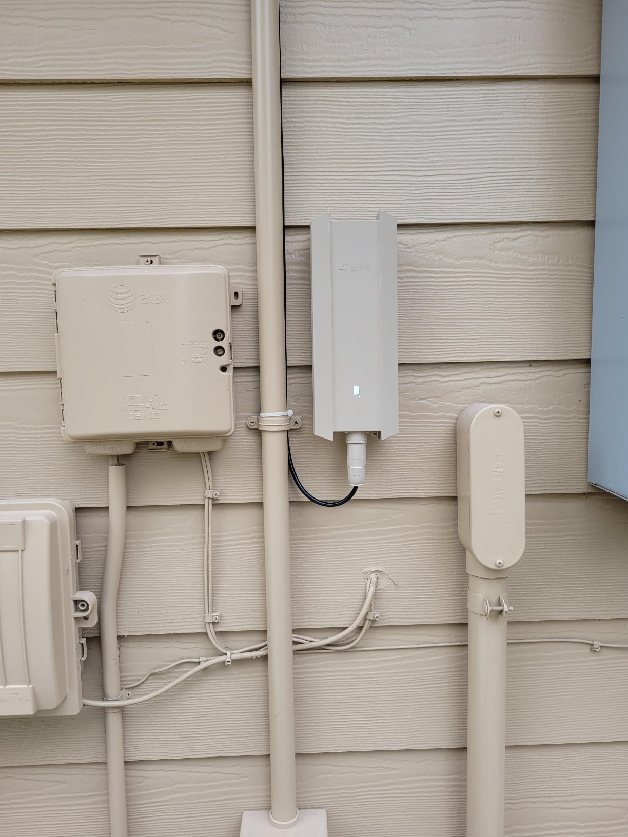 TP-Link Long Range Outdoor Access Point | WiFi Extender Outdoor Universal Compatible | WiFi 6 AX1800 Dual Band | IP68 Weatherproof | Seamless Roaming | Omada Remote Managed (EAP610-Outdoor) customer photo 1