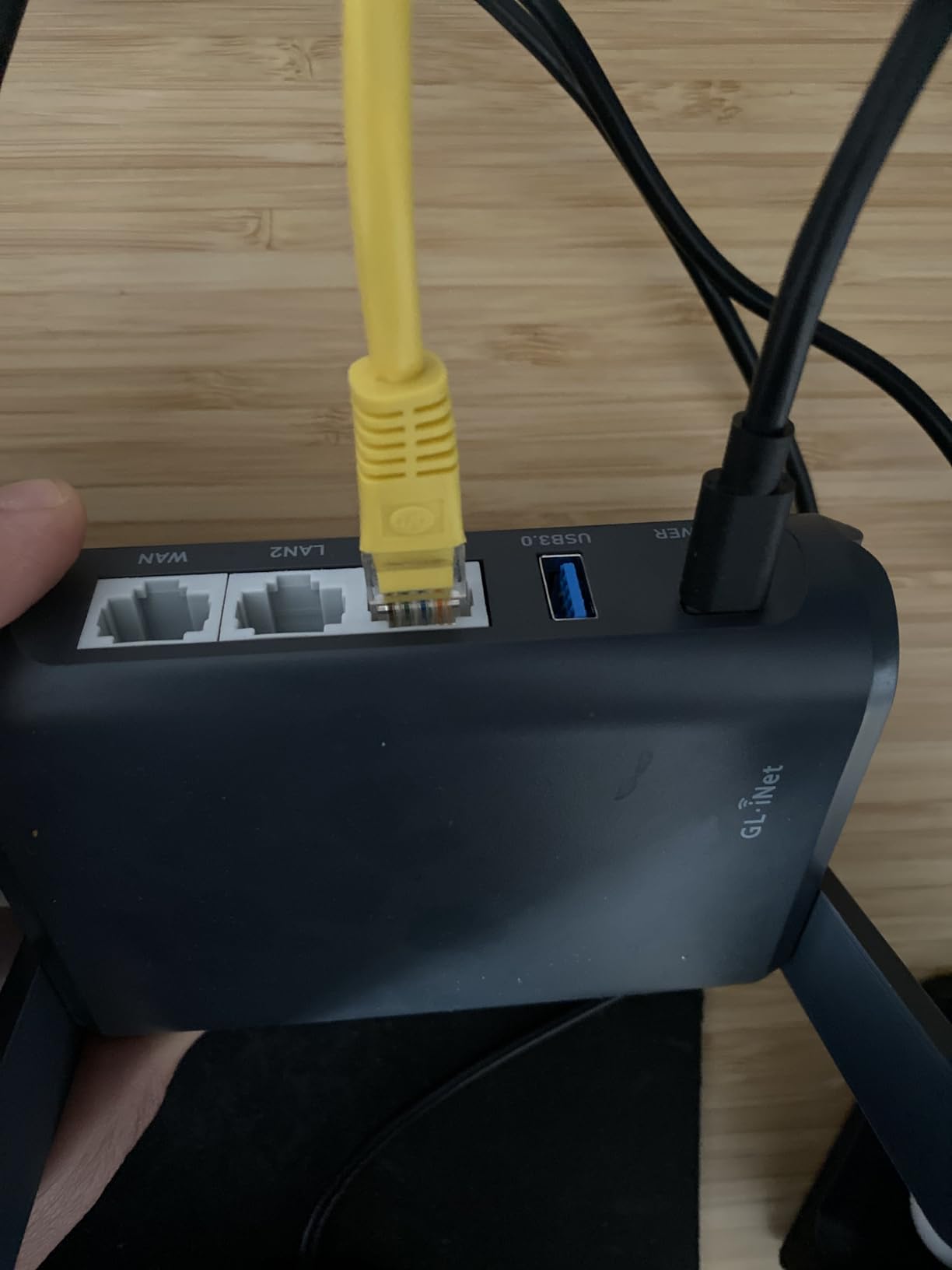 GL.iNet GL-AXT1800 (Slate AX) Portable Travel Router, Pocket Wi-Fi 6 Wireless Internet Router, Portable VPN Routers WiFi for Travel customer photo 1