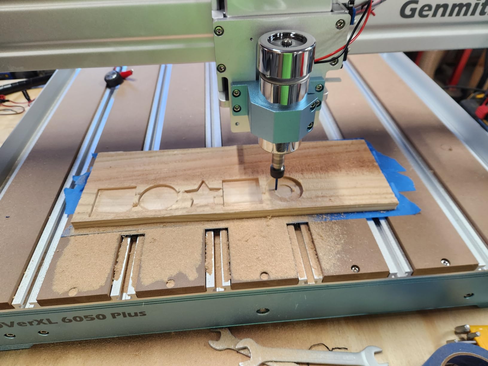 Genmitsu PROVerXL 6050 Plus CNC Router Machine for Big Projects | Hybrid Table, GRBL Control for Metal, Wood, Acrylic & MDF, 600 x 500 x 115mm Working Area customer photo 1