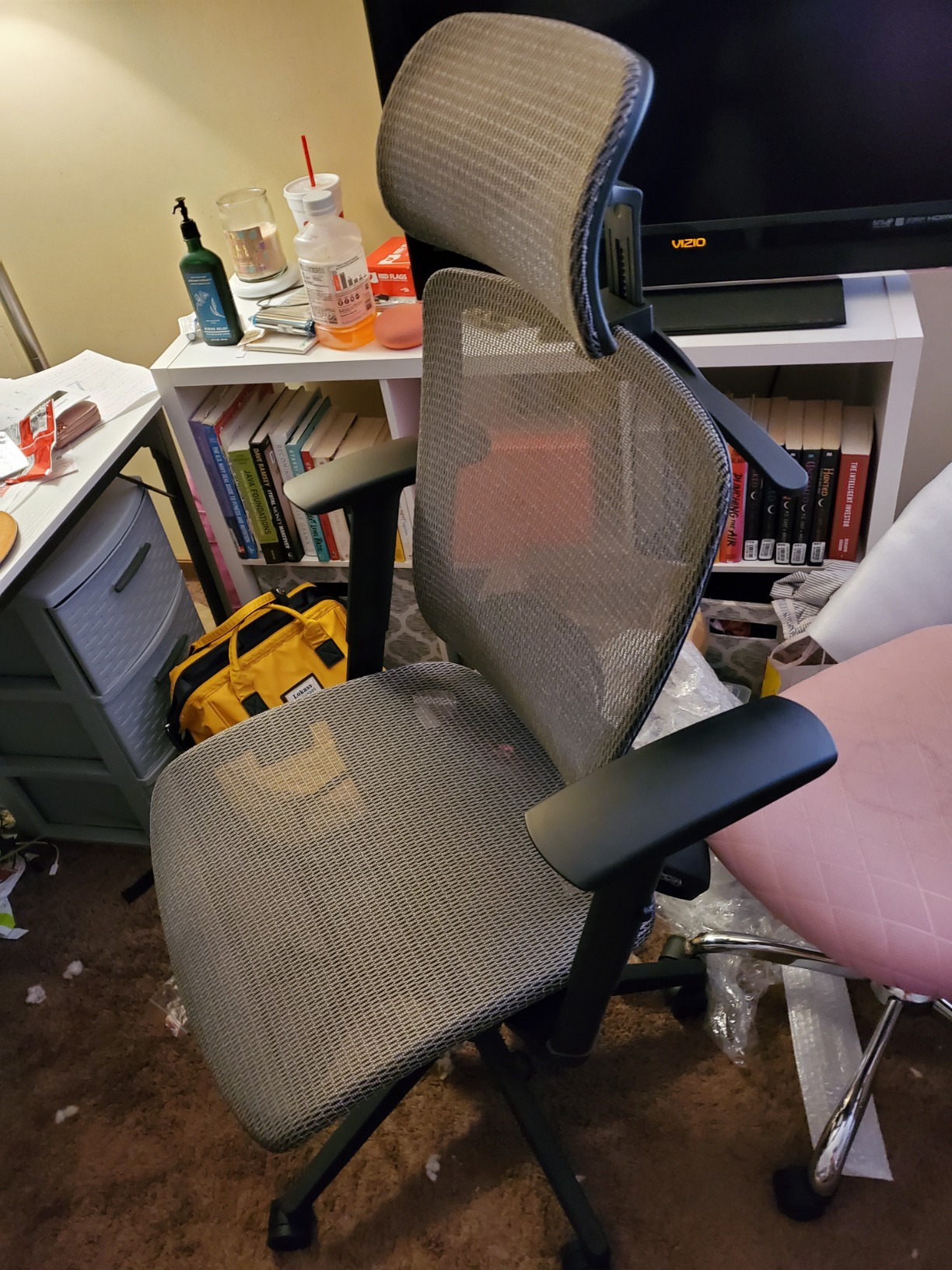 FLEXISPOT Ergonomic Office Chair High Back Mesh Swivel Computer Chair Home Office Desk Chairs with Wheels Lumbar Support Deep Black customer photo 2