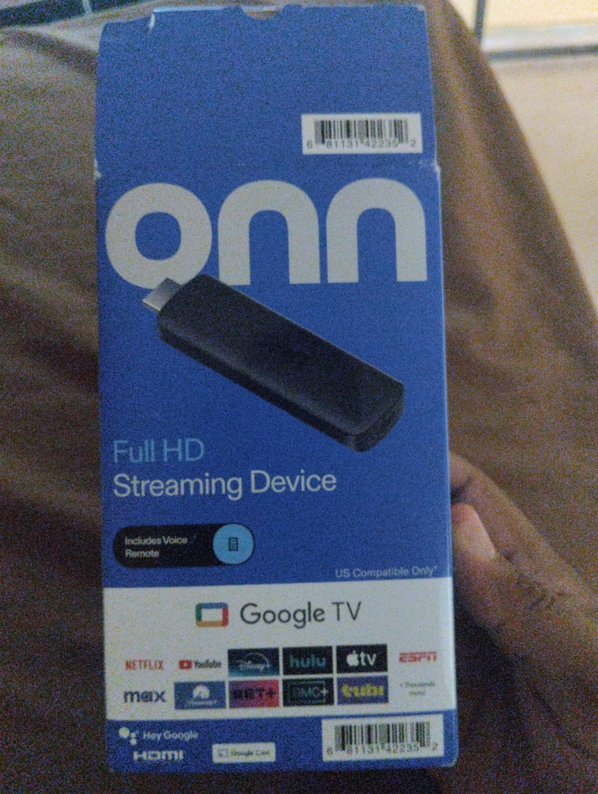 ONN Android TV 2K FHD Streaming Stick with Remote Control & Power Adapter WiFi HDMI Chromecast Built-in customer photo 2