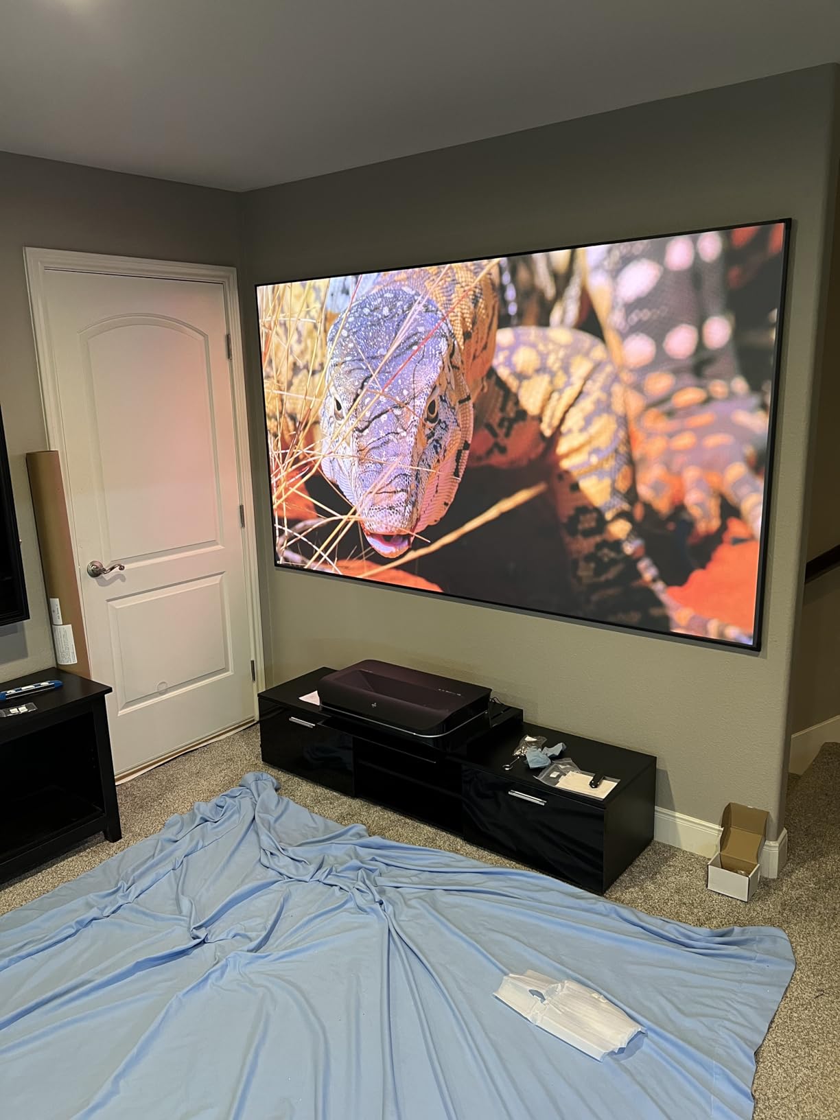 AWOL VISION Ambient Light Rejecting (ALR) Projector Screen for Ultra Short Throw (UST) Projector, 100