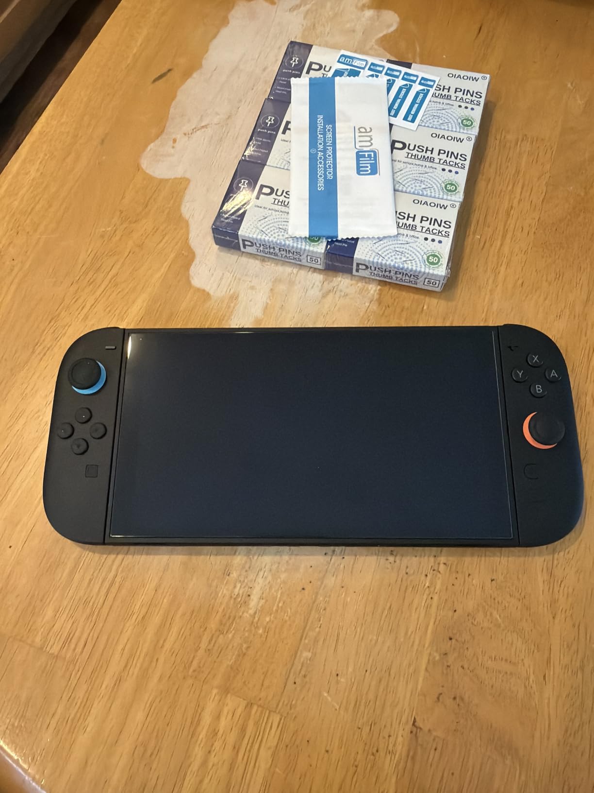 amFilm Auto-Alignment OneTouch for Nintendo Switch Screen Protector 2017 | Tempered Glass, 30s Install, Bubble Free (2 Pack) customer photo 2