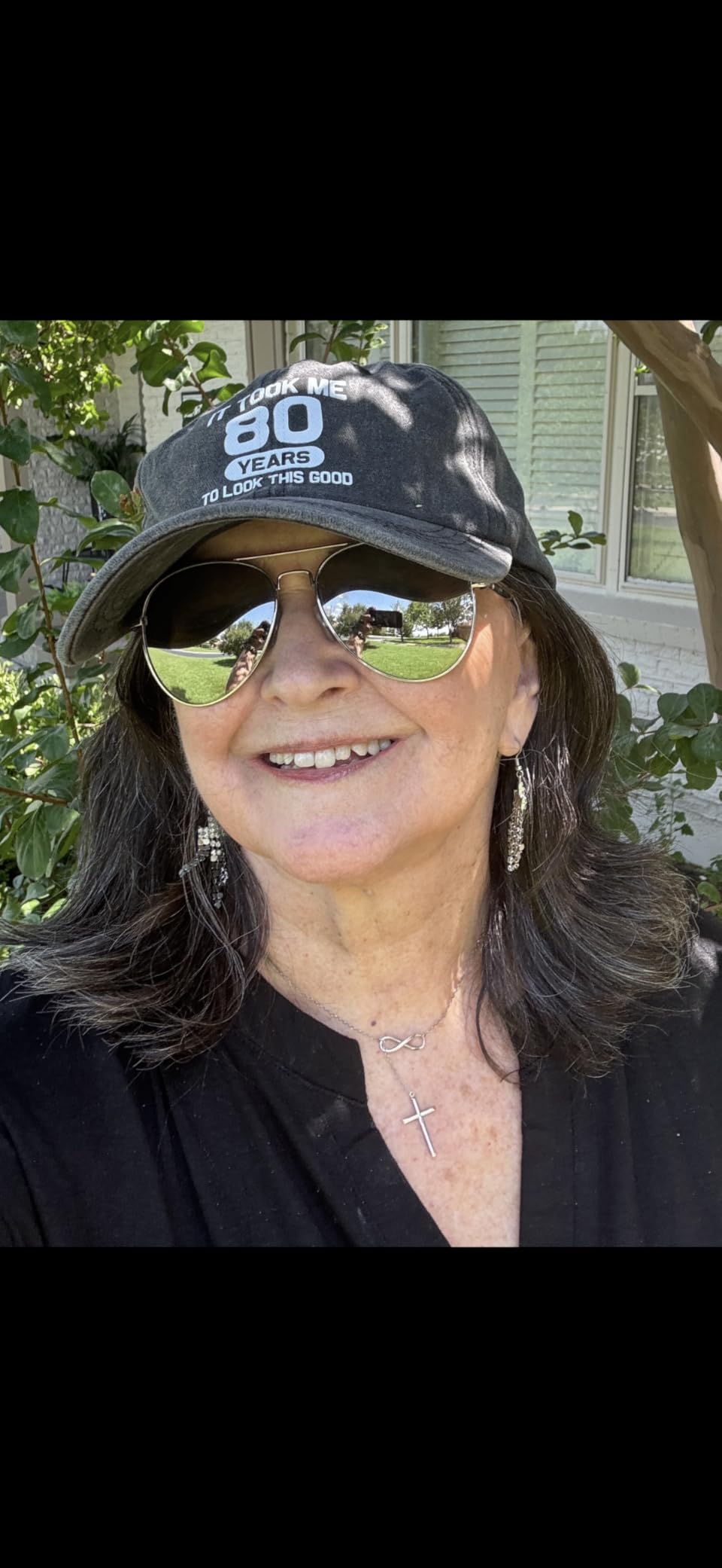 80th Birthday Gifts 80 Year Old Gifts Ideas for Men Women - It Took Me 80 Years to Look This Good Hat Washed Cotton Hat customer photo 1