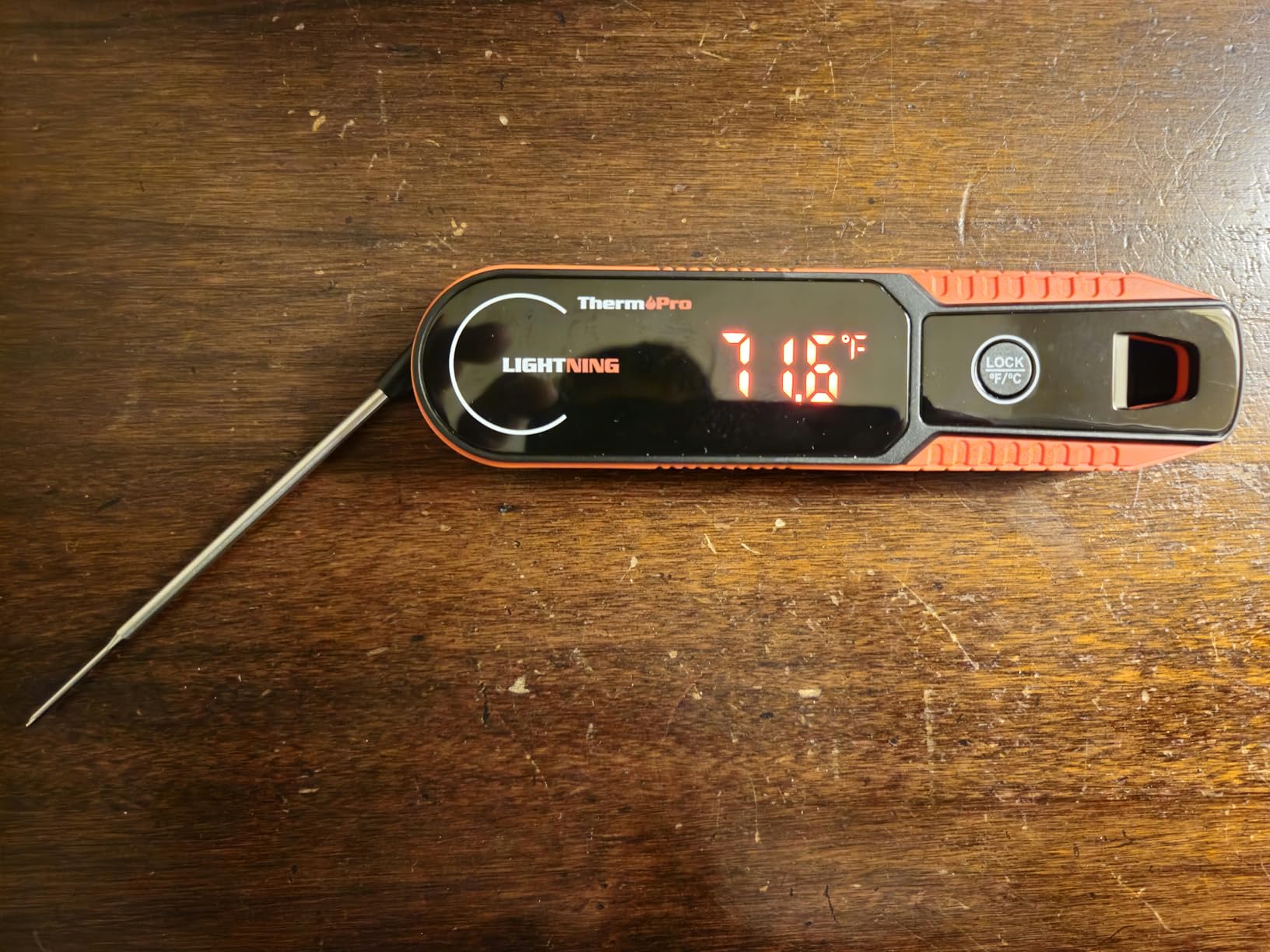 TempPro TempSwift 1 Sec Instant Read Meat Thermometer Digital | Kitchen Food Thermometer with 180° Rotating Display, IP67 Waterproof Cooking Thermometers for Deep Fry Smoker Grill BBQ customer photo 2