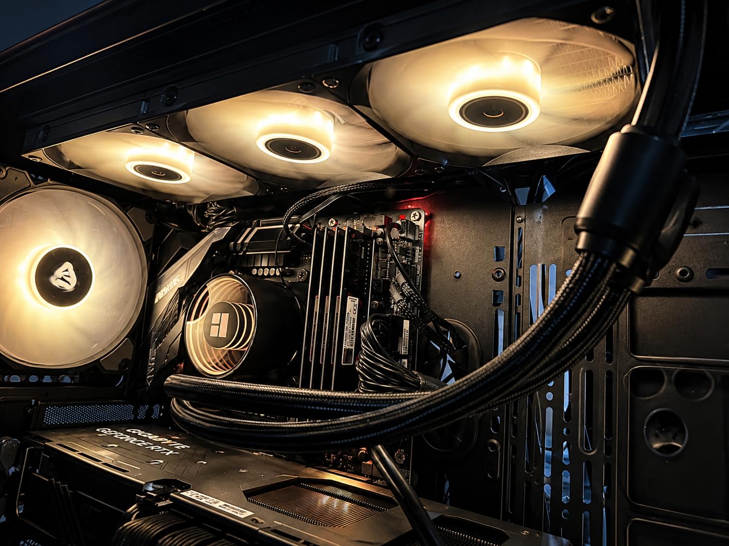 Thermalright Frozen Notte 360 Black ARGB V2 Water Cooling CPU Cooler, 3x120mm PWM Fans, S-FDB Bearings, Suitable for AMD/AM4, Intel LGA 1700/1150/1151/1200/2011 customer photo 1