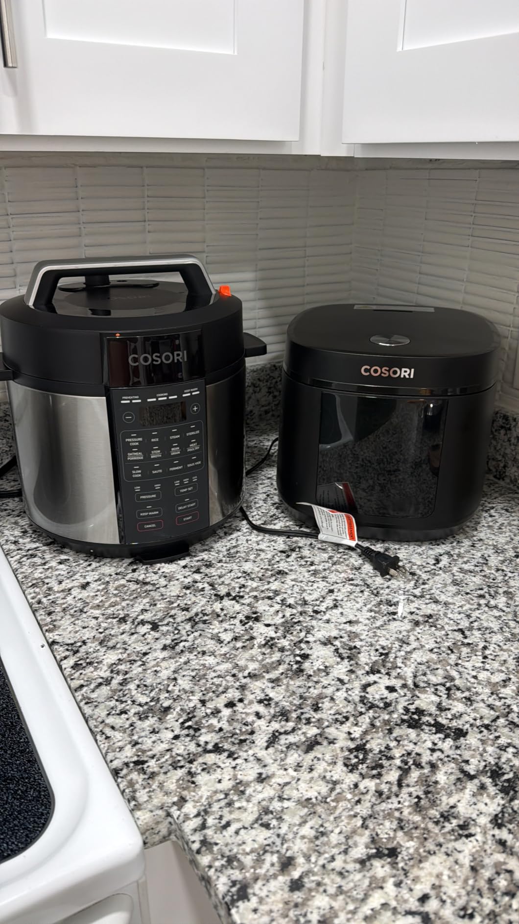 Cosori Pressure Cooker 6QT, 9-in-1, Ceramic Coating Pot, 12 Safety Features | Rice Cooker, Slow Cook, Sous Vide, Sauté, Stainless Steel, 1100W, Silver customer photo 2