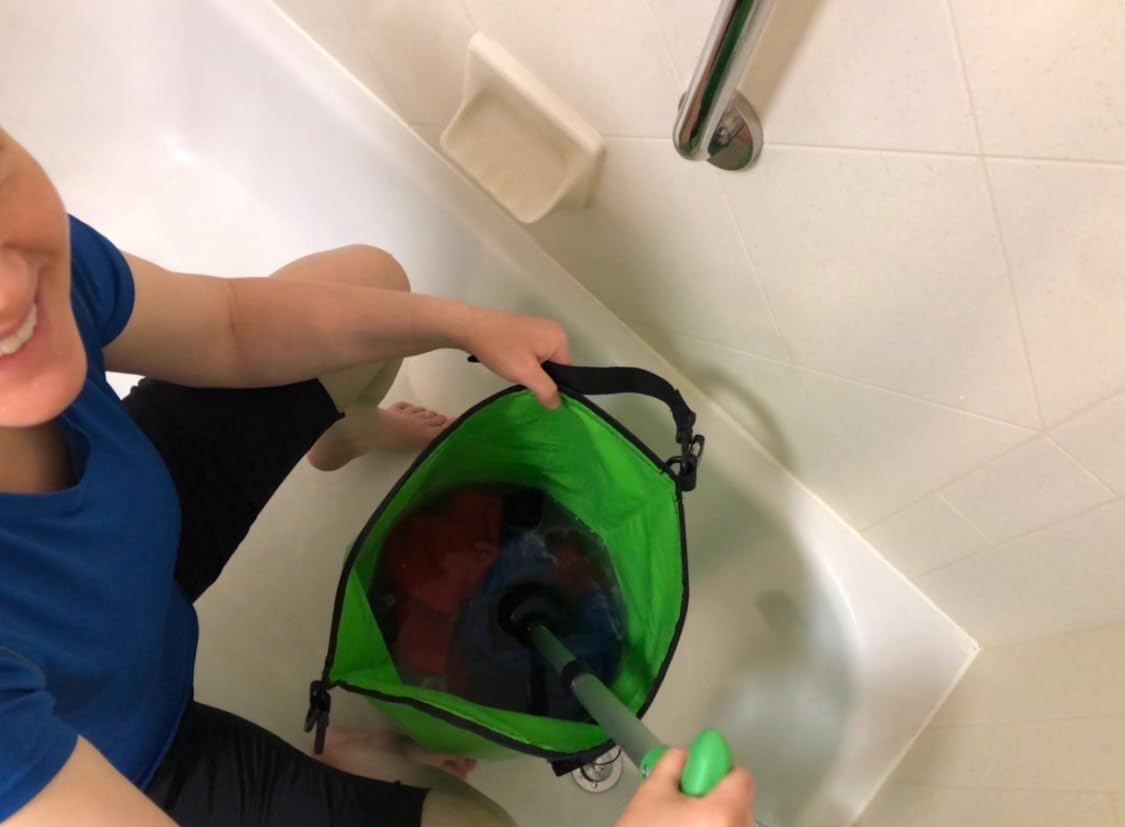 Large Portable Washing Machine | Manual Clothes Washer | Wash real laundry loads without electricity. High-capacity manual washer for camping, caravans, RVs & travel. customer photo 1